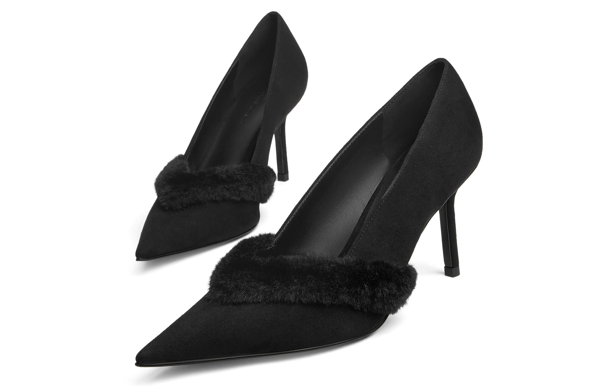 Туфли CHARLES KEITH Маленький CK Синтетическая кожа текстиль Узкий каблук Высокие каблуки 8 см Женские - изображение 3