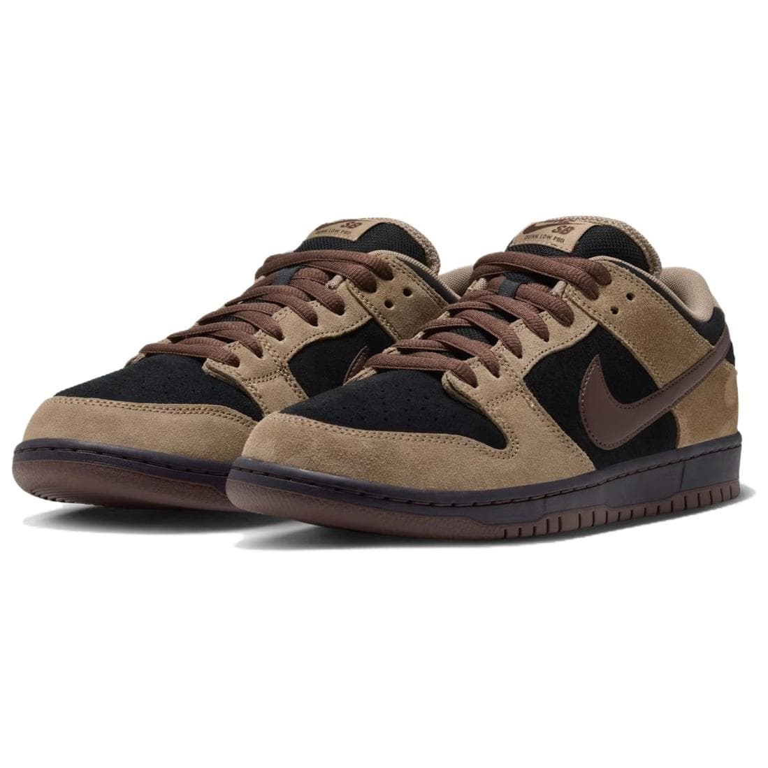 Кроссовки NIKE DUNK Скейтборд Кроссовки Низкий Топ Фундук Освежающий Вариант Шоколад Черный Бургунди Серый Унисекс - изображение 3