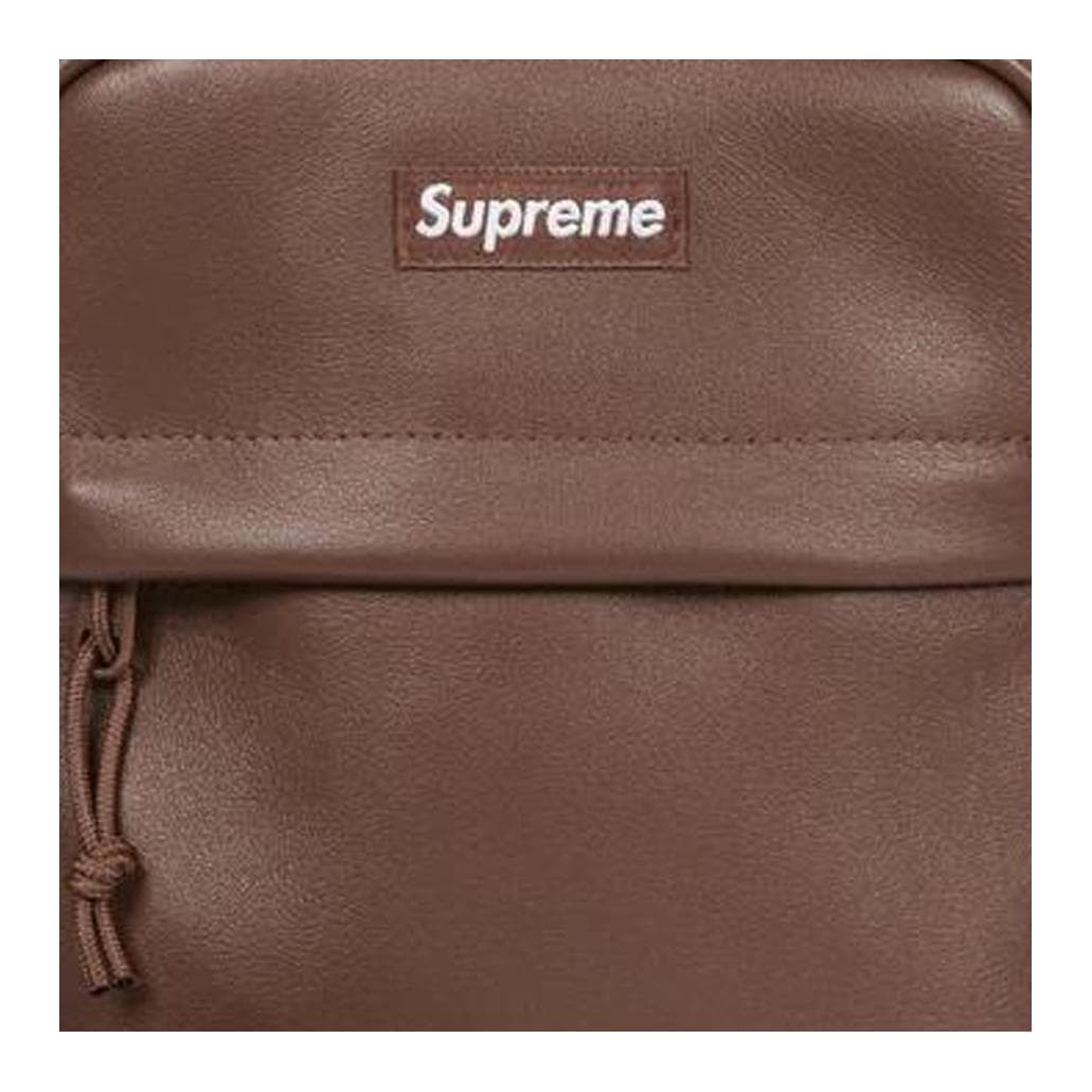 Сумка через плечо supreme Коровья кожа Сумка на плечо Сумки кросс-боди Обычный (стандартный) Унисекс Коричневый - изображение 6