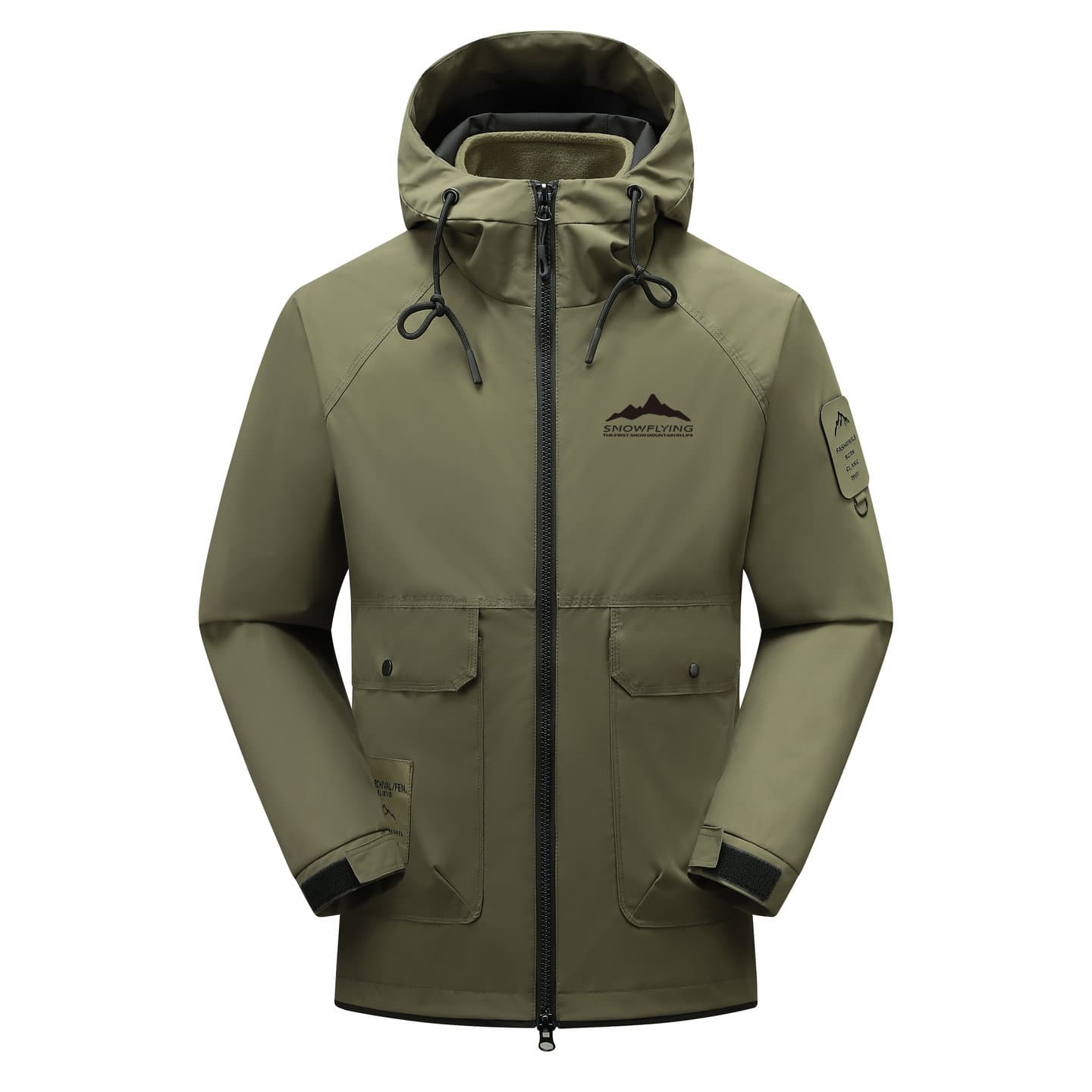 Демисезонная куртка SNOW FLYING First Snow Collection Износостойкий Водоотталкивающий Ветрозащитный Теплоизоляционный Ветровка Мужской - изображение 1