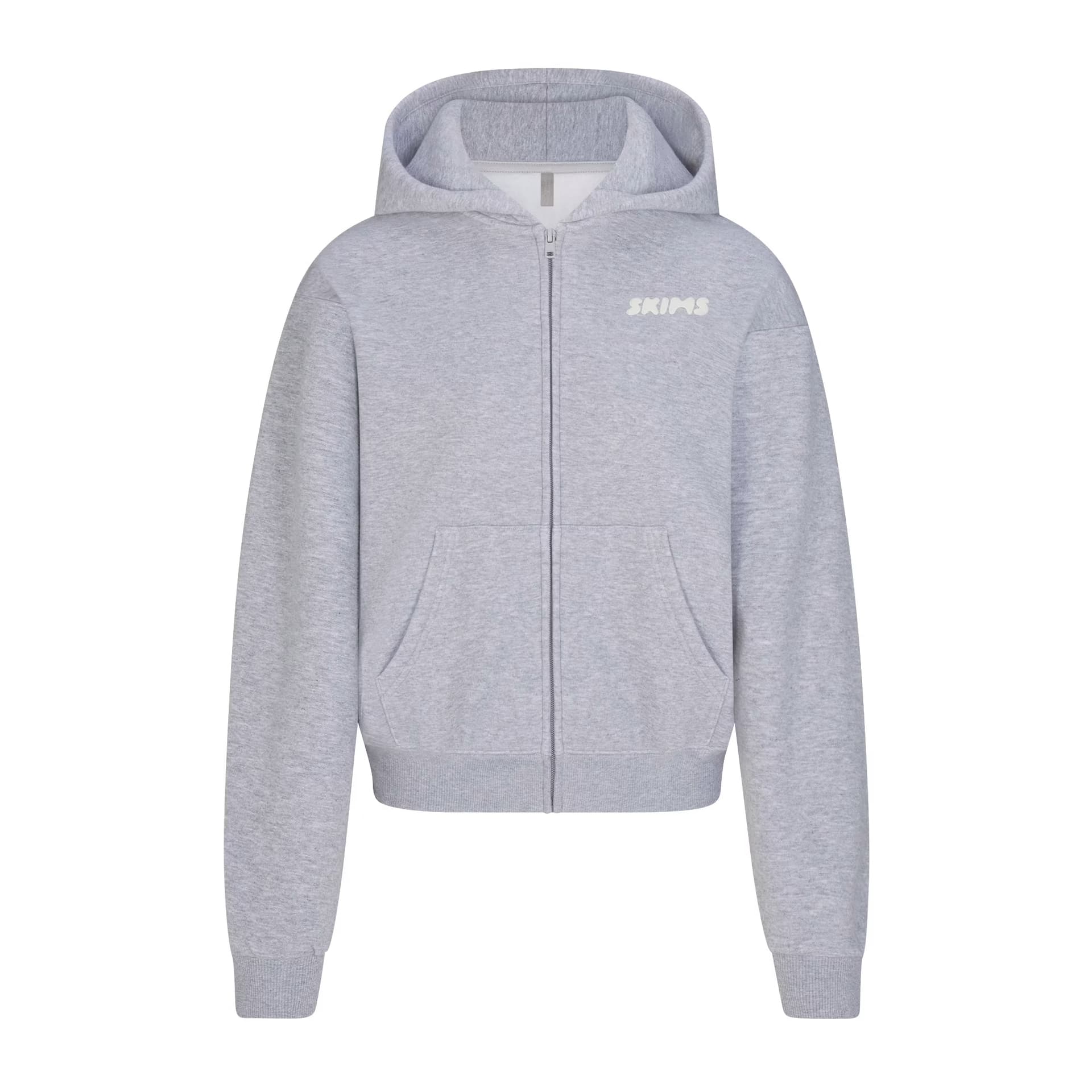 Кофта Skims FW26 ZIP UP Толстовка с тисненым логотипом Свитшот Женская - изображение 1