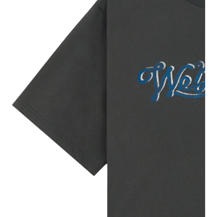 Футболка WE11DONE Carbon Gray Унисекс T-рубашки - изображение 2