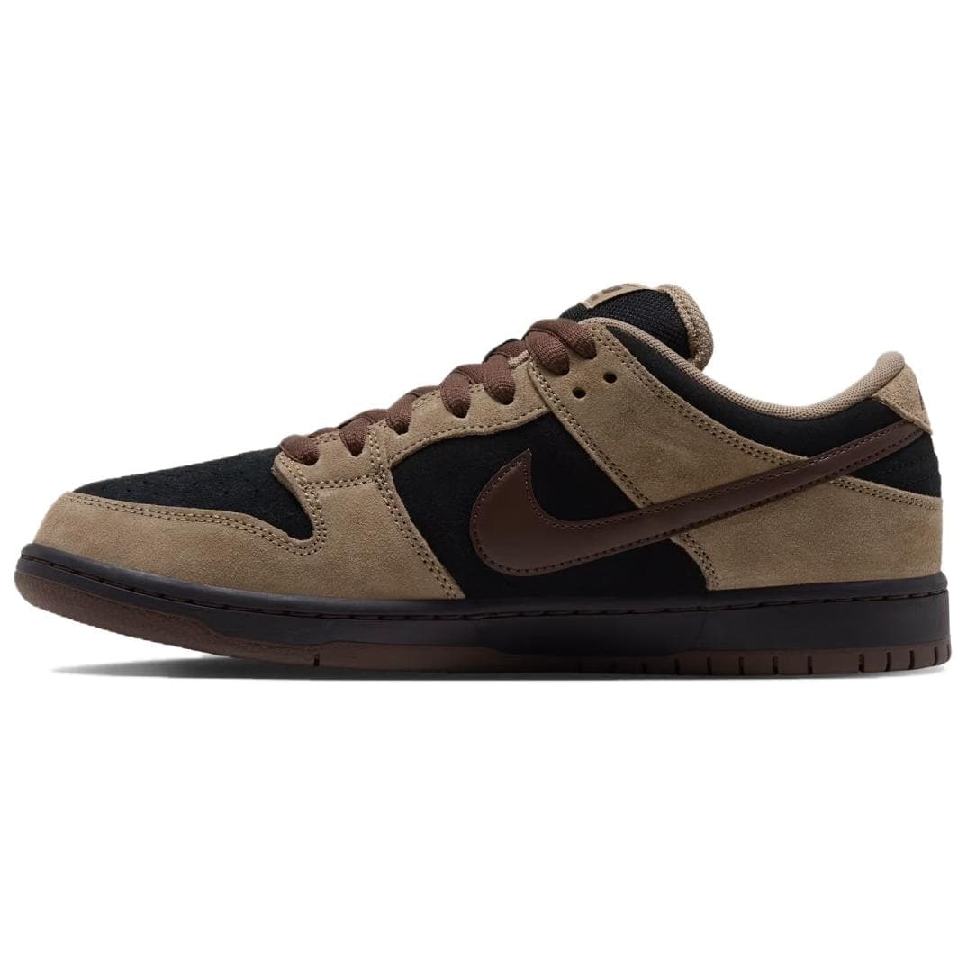 Кроссовки NIKE DUNK Скейтборд Кроссовки Низкий Топ Фундук Освежающий Вариант Шоколад Черный Бургунди Серый Унисекс - изображение 1