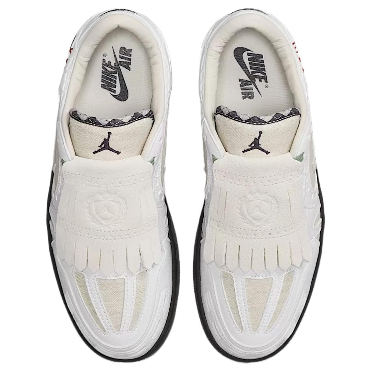 Ретро баскетбольные кроссовки Jordan Air Jordan 1 Ретро-баскетбольные кроссовки Low Топ Светло-бежевый Белый Женские - изображение 4