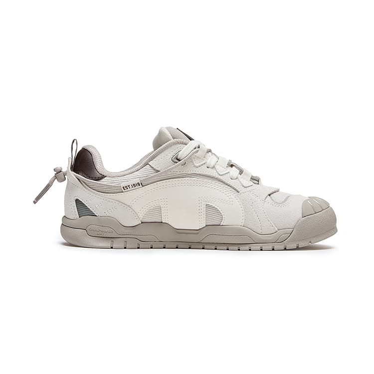 Кроссовки Champion Low-Top Скейтборд Обувь Мужская Молочно-Белый Осенний Лунный Серый - изображение 2