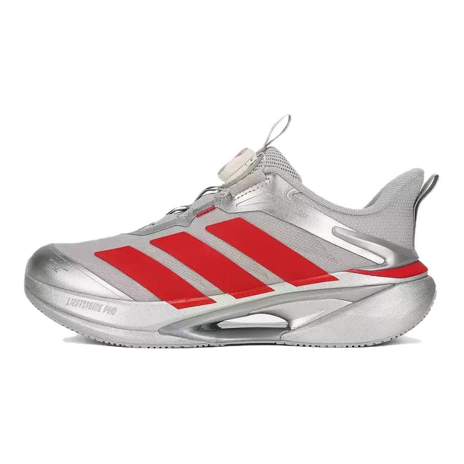 Кроссовки Adidas Lightdart 2,0 Удобный And Легкий Лоу-топы Детские беговые кроссовки Серебряно-красный Детский - изображение 1