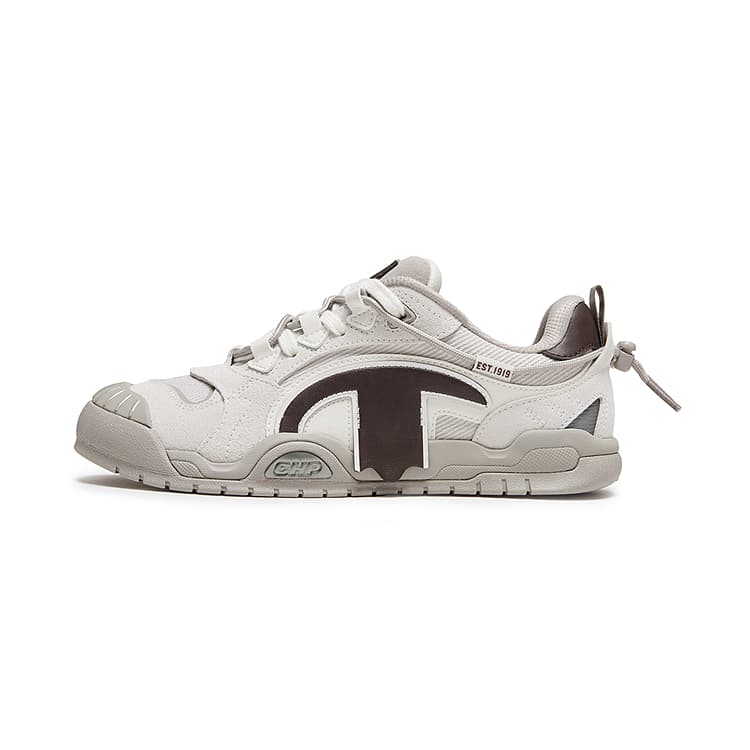 Кроссовки Champion Low-Top Скейтборд Обувь Женская Молочно-Белый Осенний Лунный Серый - изображение 1