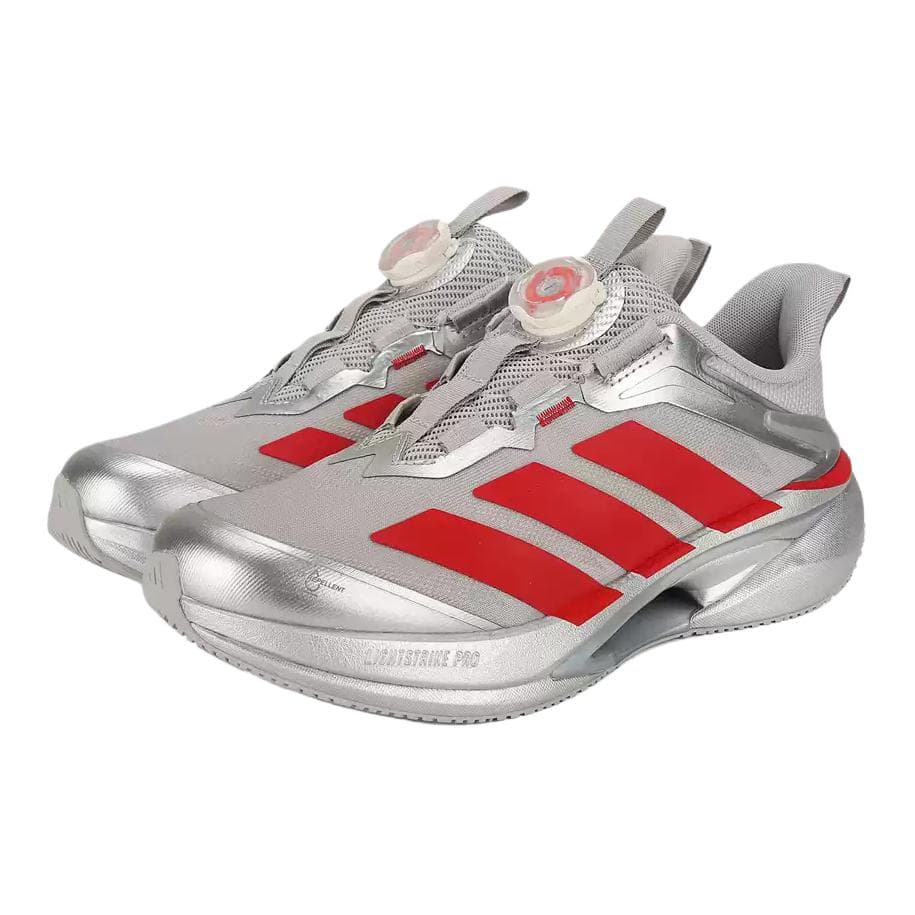Кроссовки Adidas Lightdart 2,0 Удобный And Легкий Лоу-топы Детские беговые кроссовки Серебряно-красный Детский - изображение 3