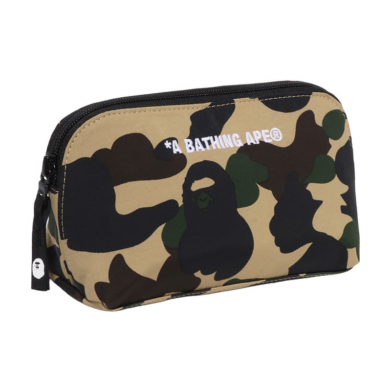 A BATHING APE Ткань Дорожные органайзеры Унисекс Зеленый желтый - изображение 5