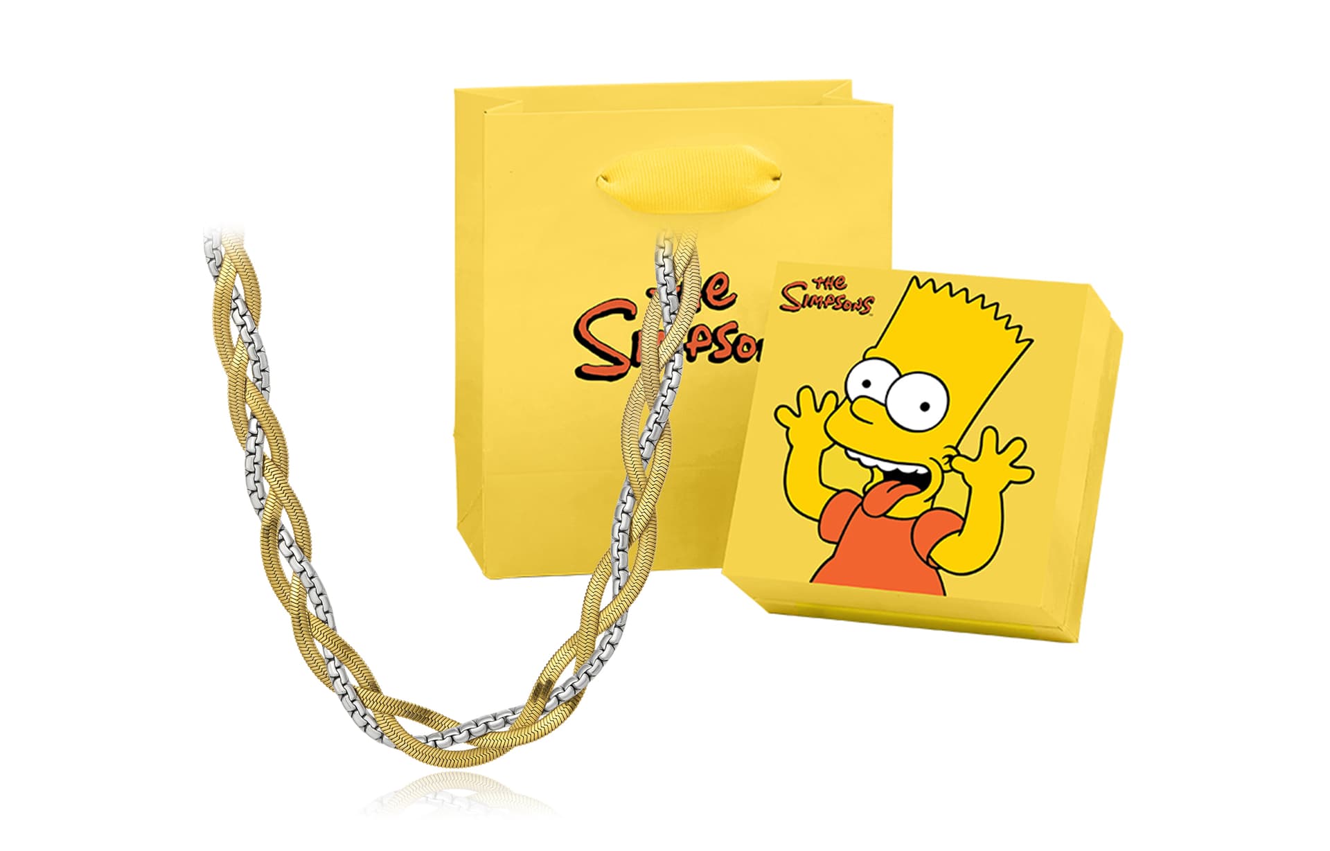 Ожерелье The Simpsons Titan Steel Chains and Necklaces Unisex Симпсоны Титановая сталь Цепочки и ожерелья Унисекс - изображение 1