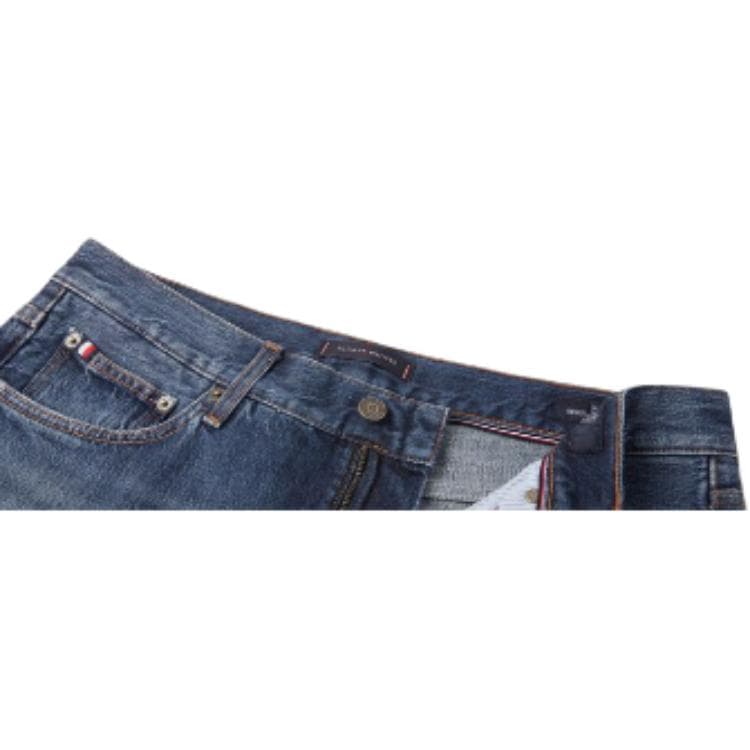 Штаны Tommy Hilfiger SS26 Джинсовый Синий 1A8 Мужские Джинсы - изображение 3