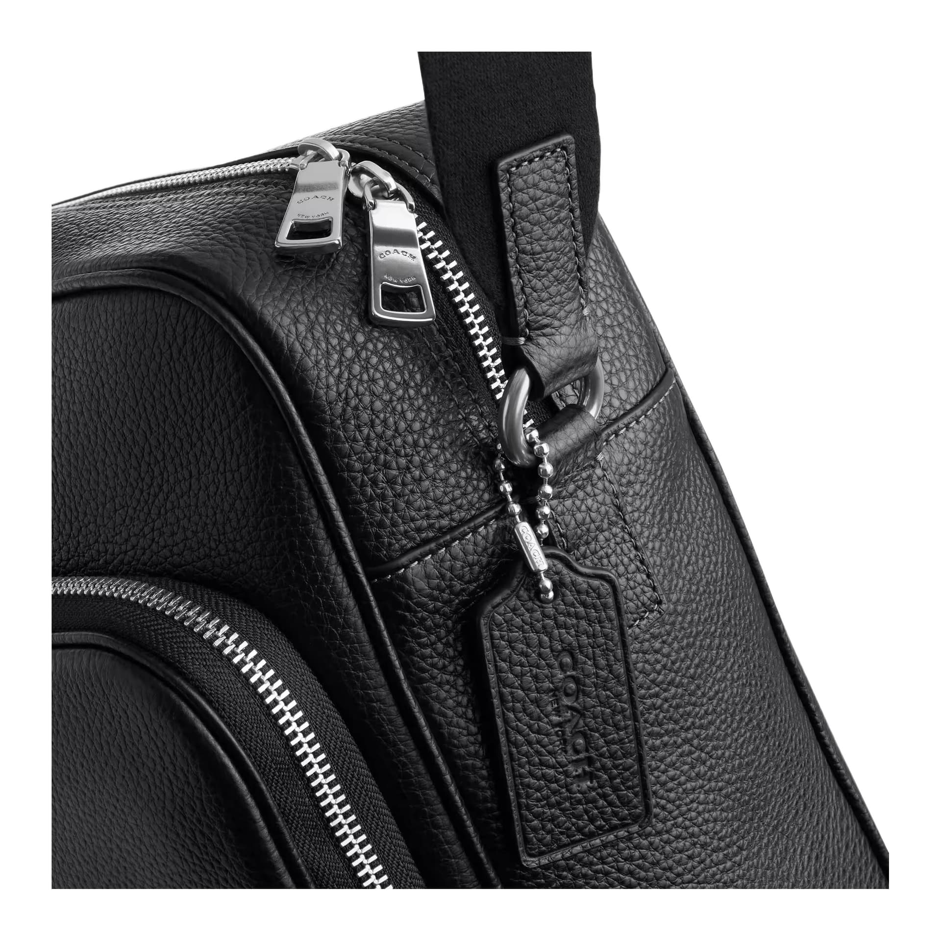 Сумка через плечо COACH Коровья кожа Сумки кросс-боди Большой Мужской Черный - изображение 5