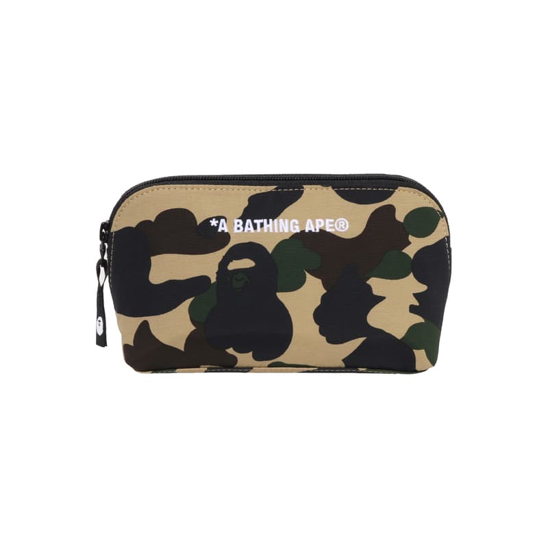 A BATHING APE Ткань Дорожные органайзеры Унисекс Зеленый желтый - изображение 4