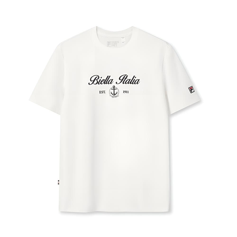 Футболка Fila Heritage Cloud White Мужская T-рубашка - изображение 1