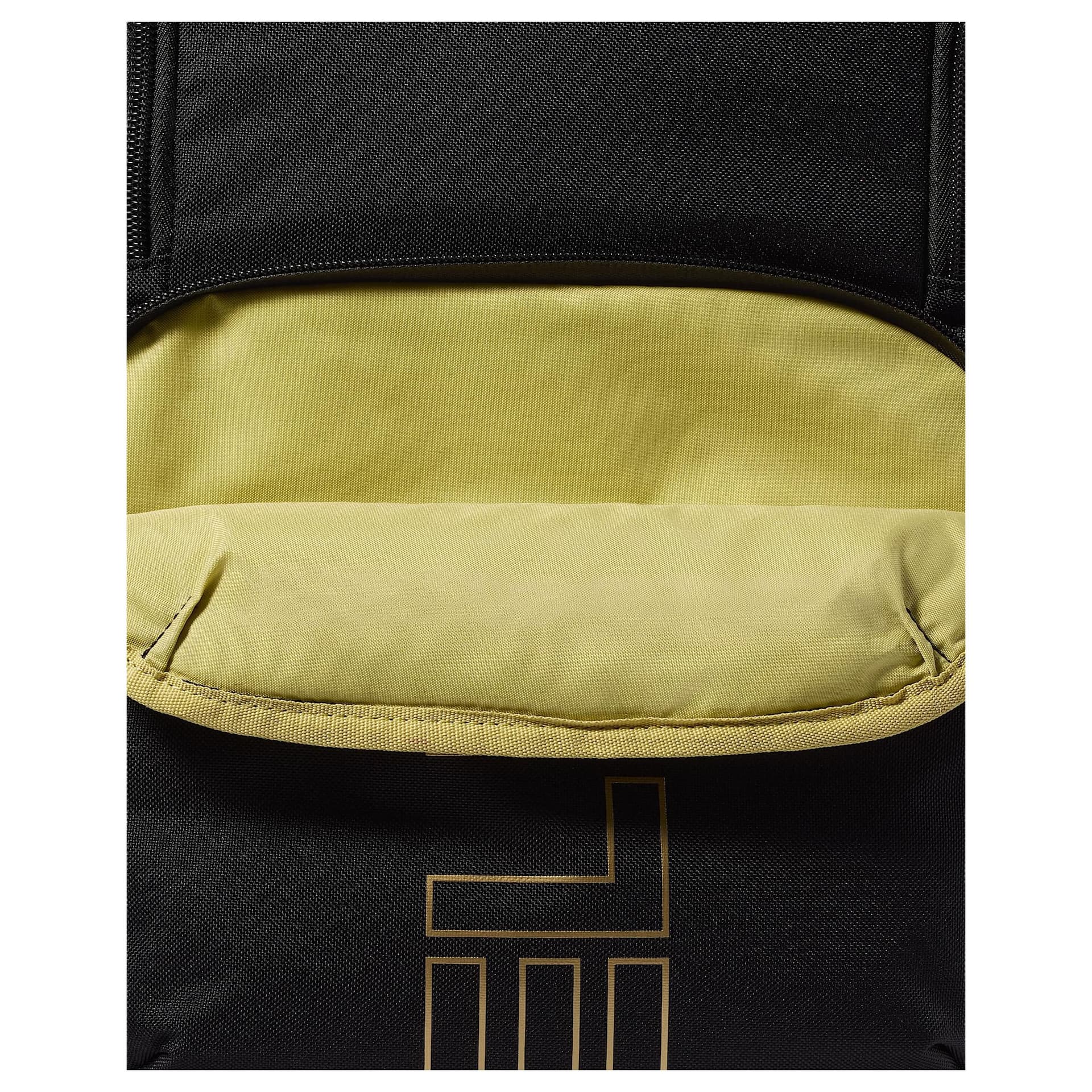 Рюкзак NIKE Varsity Elite Ткань Рюкзаки Мужской Черный золотой - изображение 4