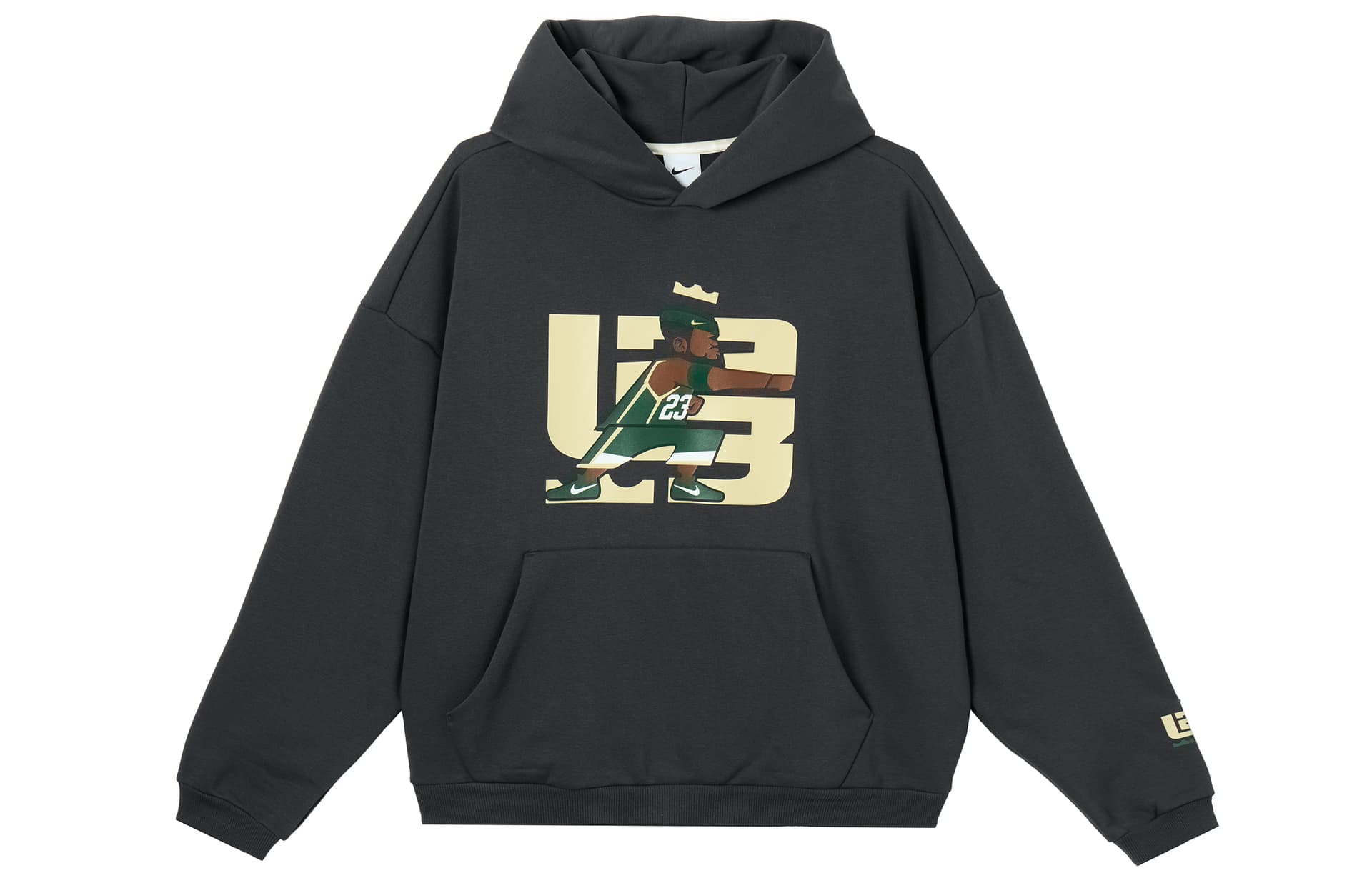 Кофта Nike Therma-FIT FW25 Леброн Пойнт Форвард Удобный Мягкий флис с подкладкой Хлопковый свитшот с капюшоном Мужской - изображение 1