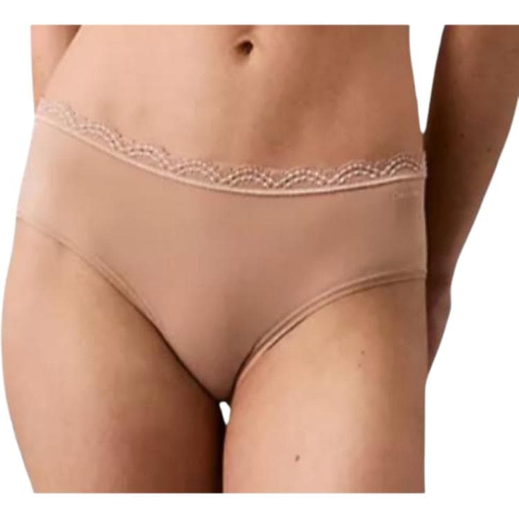 Трусы Calvin Klein 1 Pack (Коричневый) Женские трусы-бикини - изображение 1