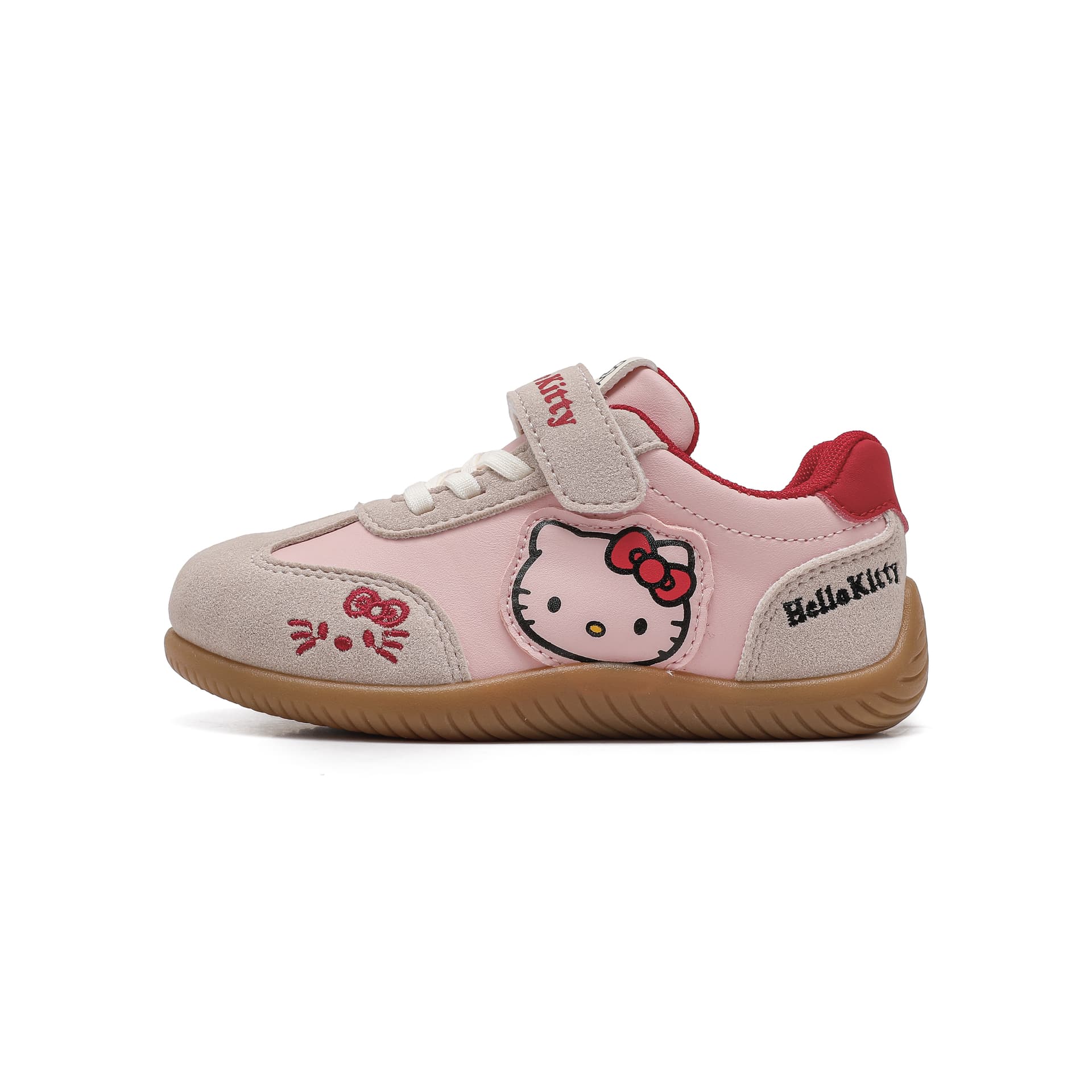 Кроссовки Sanrio Hello Kitty Синтетическая кожа противоскользящая износостойкая водонепроницаемая низкие кеды повседневная обувь - изображение 1