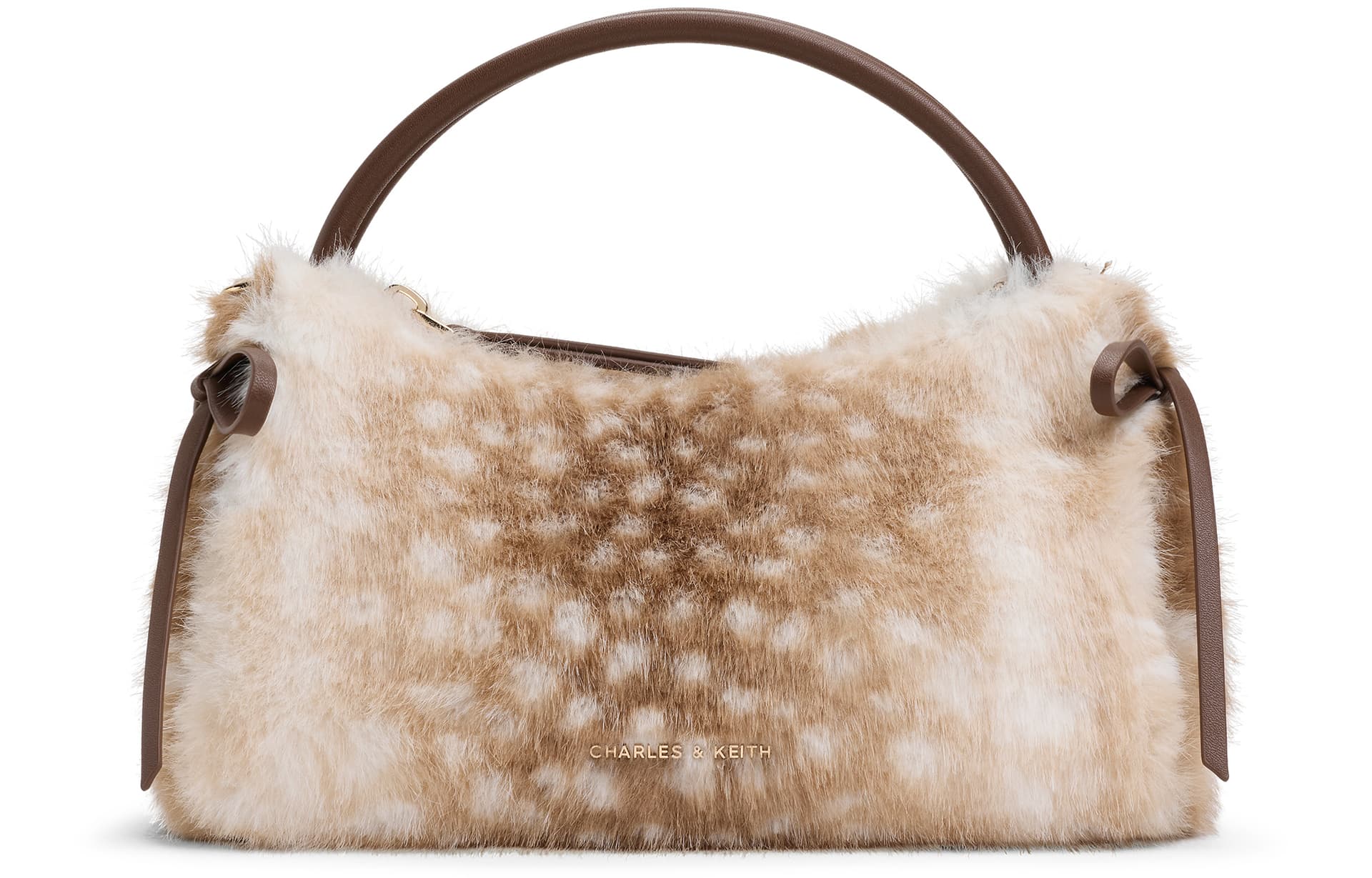 Сумка CHARLES KEITH Ткань Синтетическая кожа Сумки Стандартный (стандартный) Женский Коричневый - изображение 1