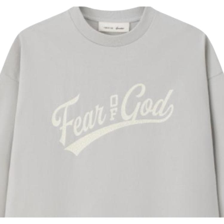 Футболка Fear of God ESSENTIALS Темно-облачный серый Унисекс T-рубашки - изображение 4