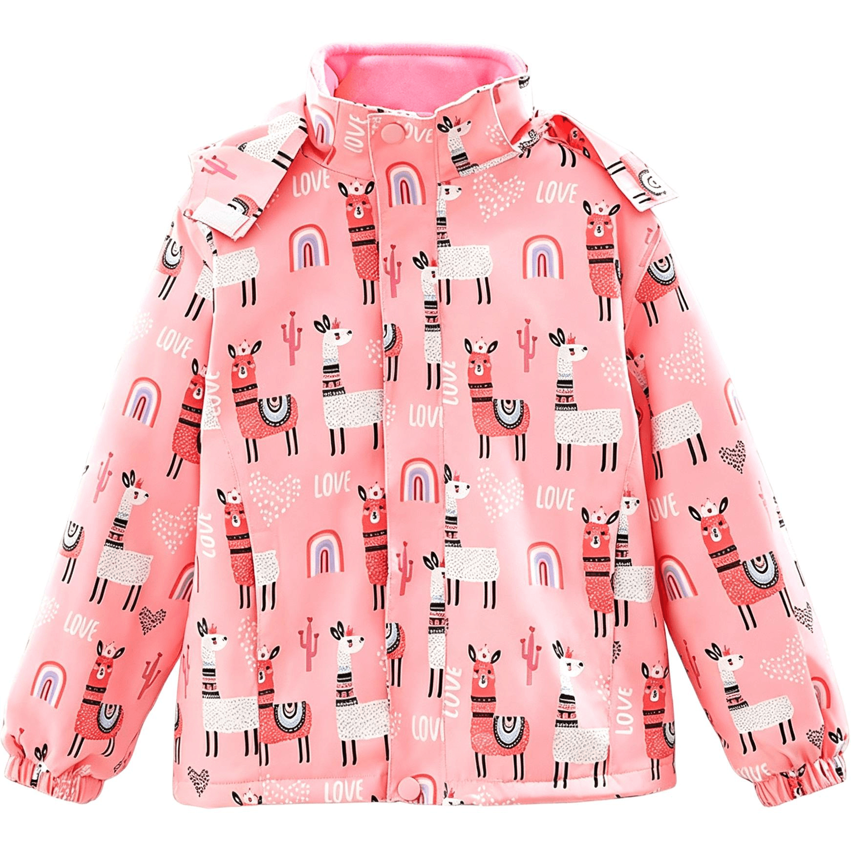 BOBBY ABLEY Розовый 3-в-1 (Подкладка + Пальто) Школьная Туристическая Одежда - изображение 1