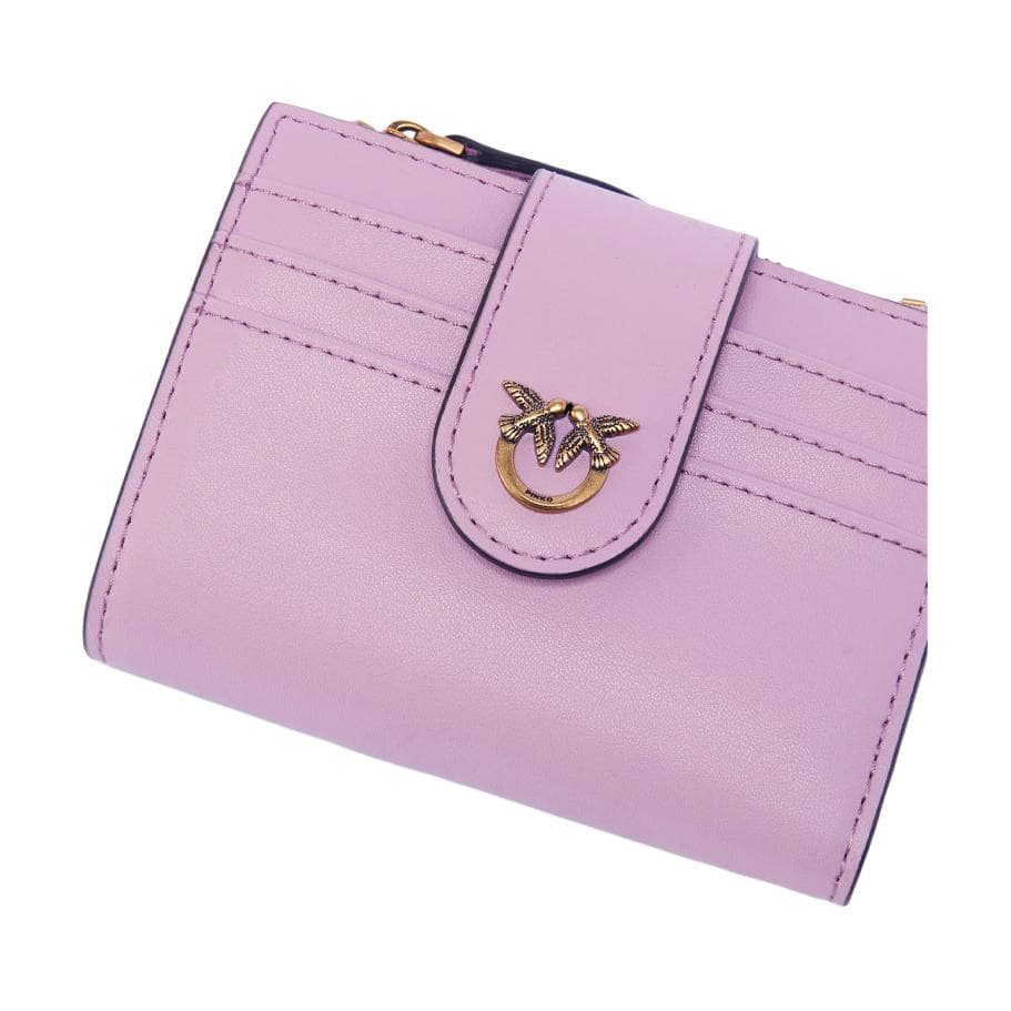 Кошелек PINKO Телячья кожа Кошельки Женские Светло-розовый - изображение 5