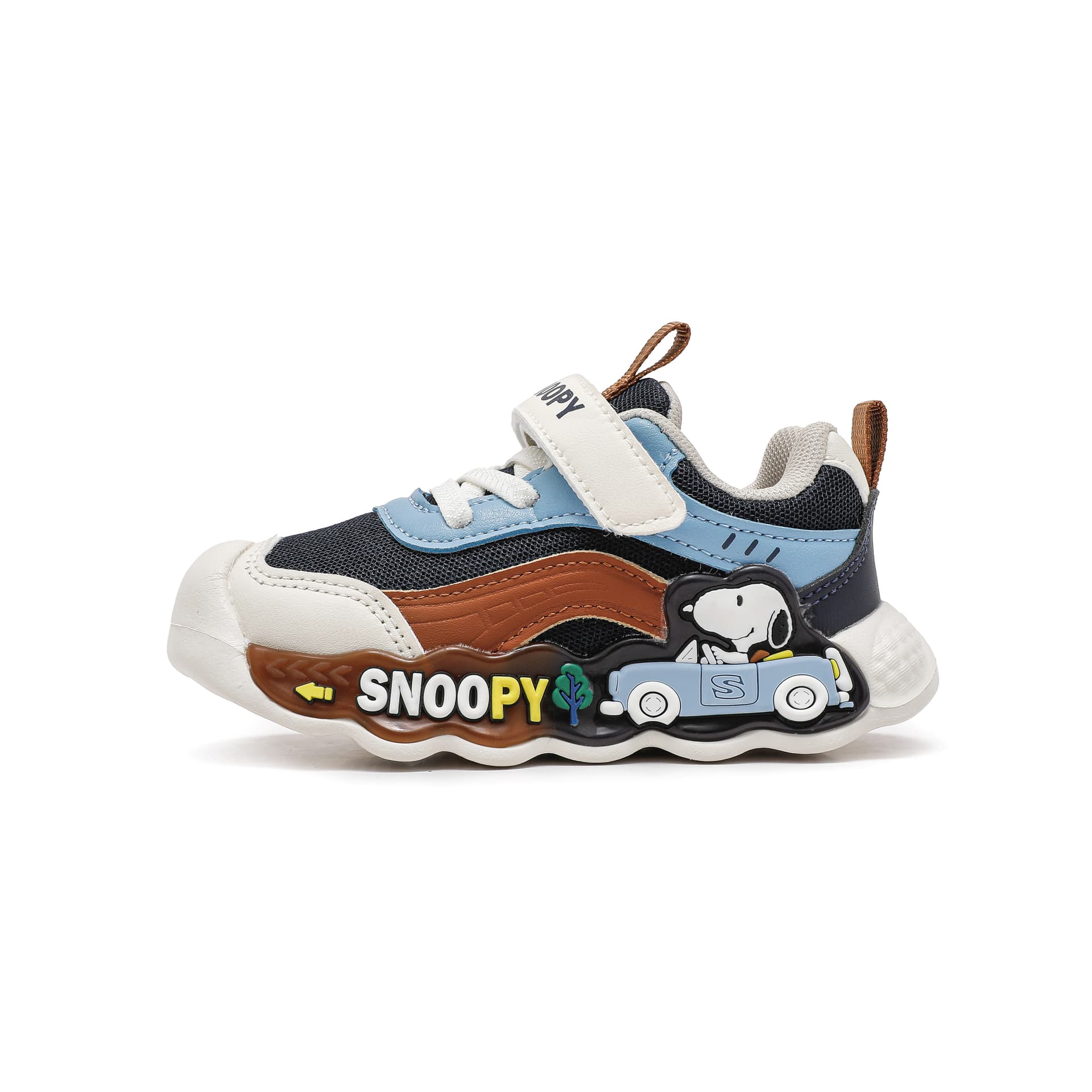 Кроссовки SNOOPY Мальчики Обувь для малышей Синтетическая кожа Износостойкий Водонепроницаемый Противоскользящий Анти-удар - изображение 1