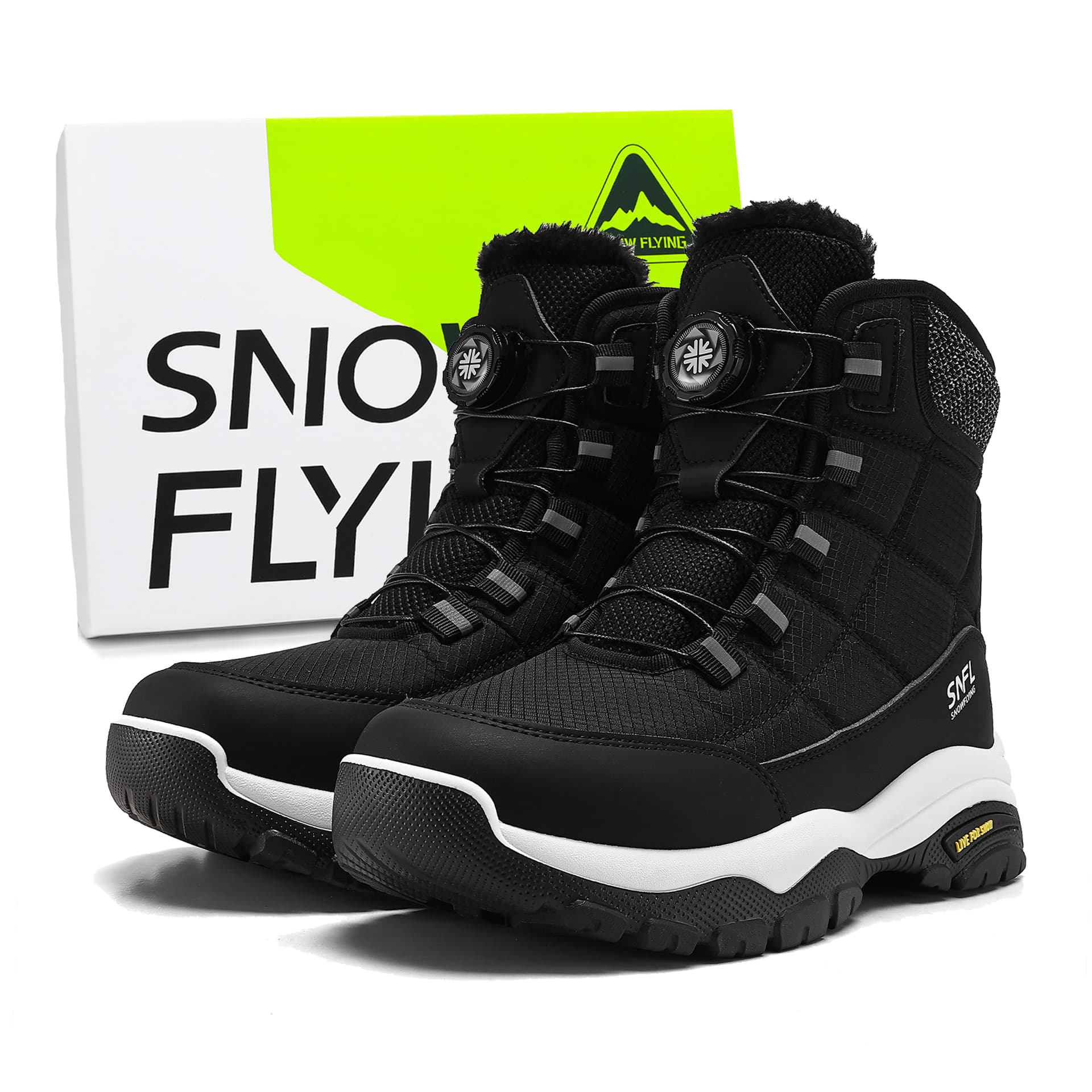 Ботинки зимние SNOW FLYING Сноубутсы Унисекс - изображение 1