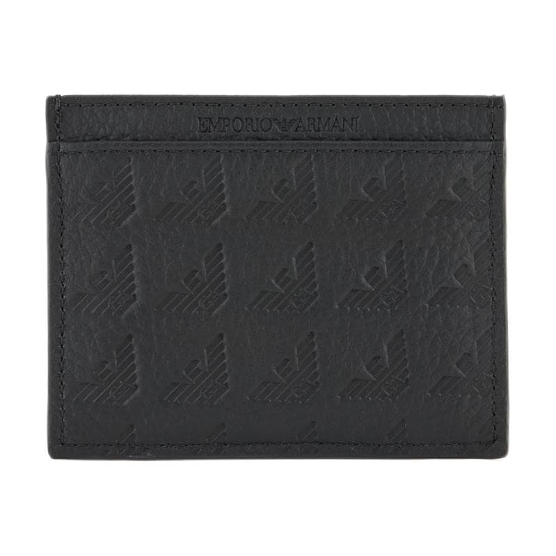 Картхолдер EMPORIO ARMANI Коровья кожа Визитницы Мужской Черный - изображение 3