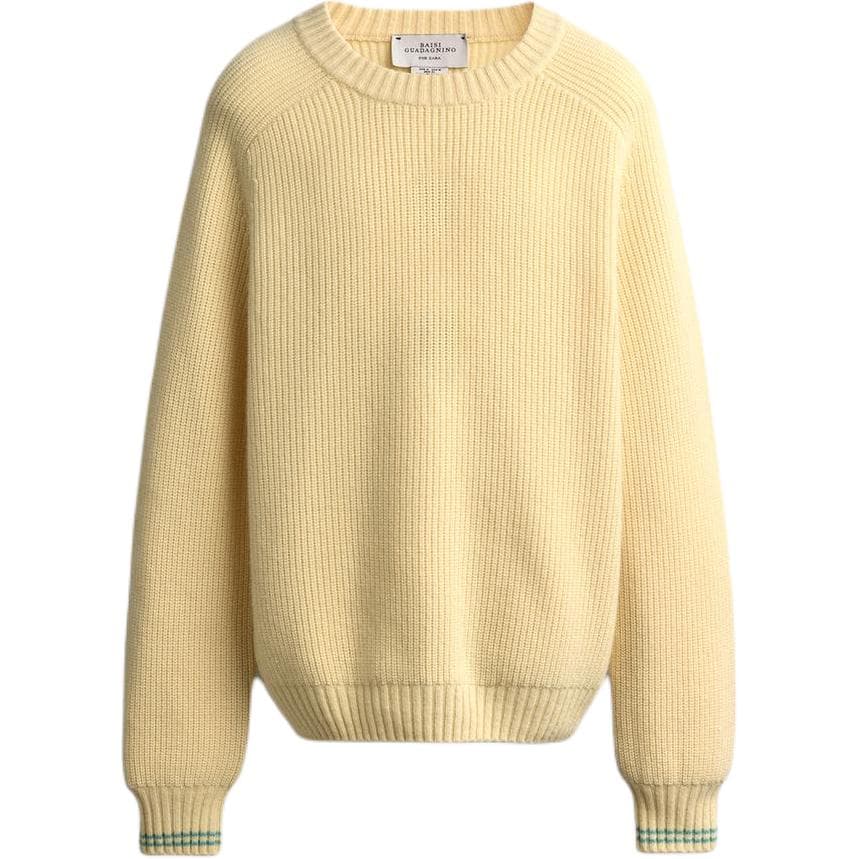 zara Желтый Мужской Кашемировые свитеры - изображение 1