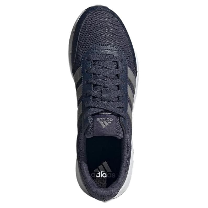 Кроссовки для бега Adidas Neo Run 50S Устойчивый к истиранию Дышащий Верх Низкие Повседневные Беговые Кроссовки Унисекс Асфальт Серый - изображение 4