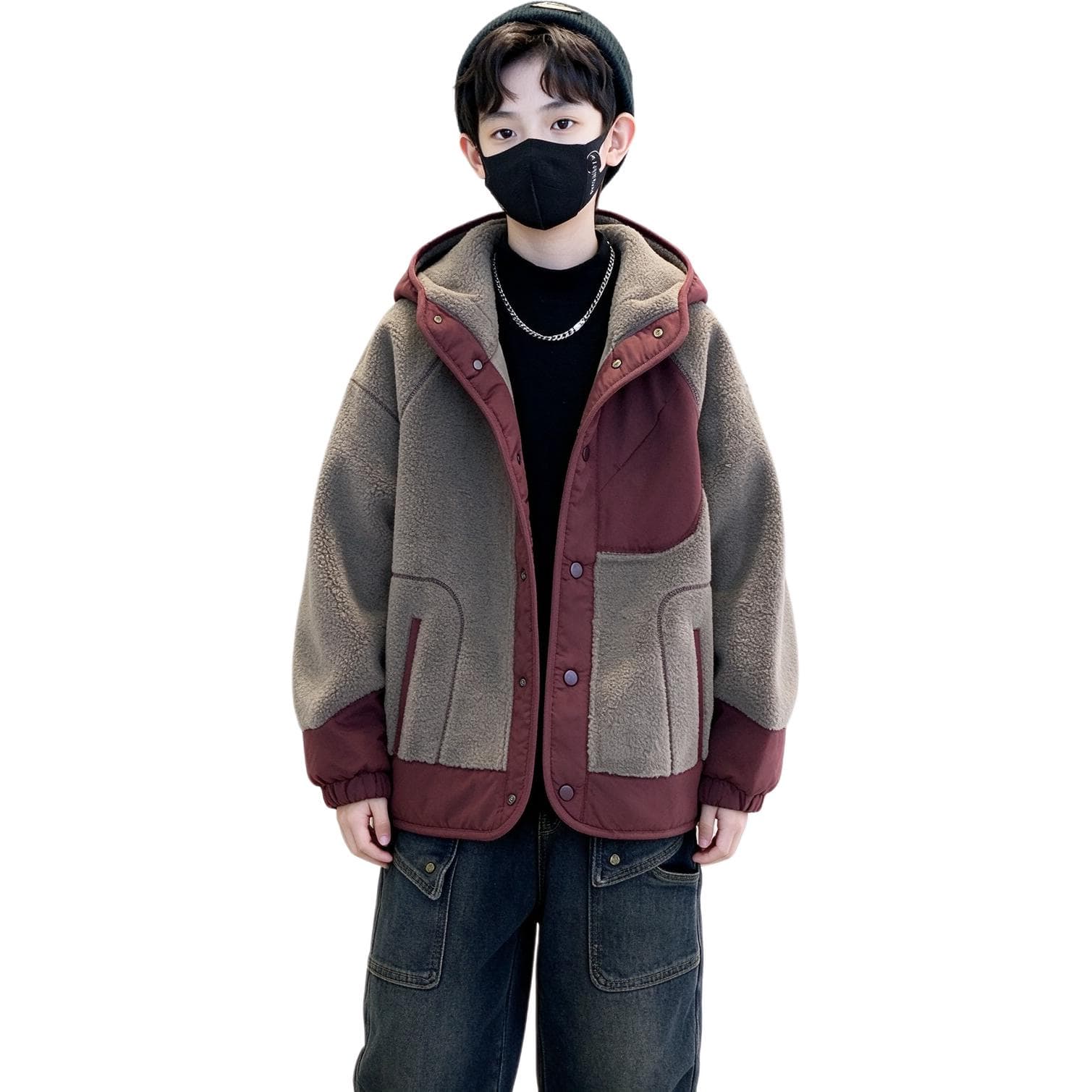 BOBBY ABLEY Розово-красный Kids Утеплённые куртки - изображение 1