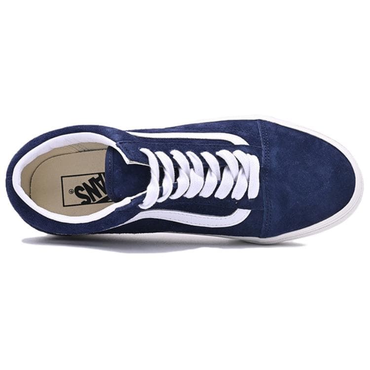 Кроссовки Vans Old Skool Лоу-топы Скейтборд Обувь Унисекс Синий - изображение 3