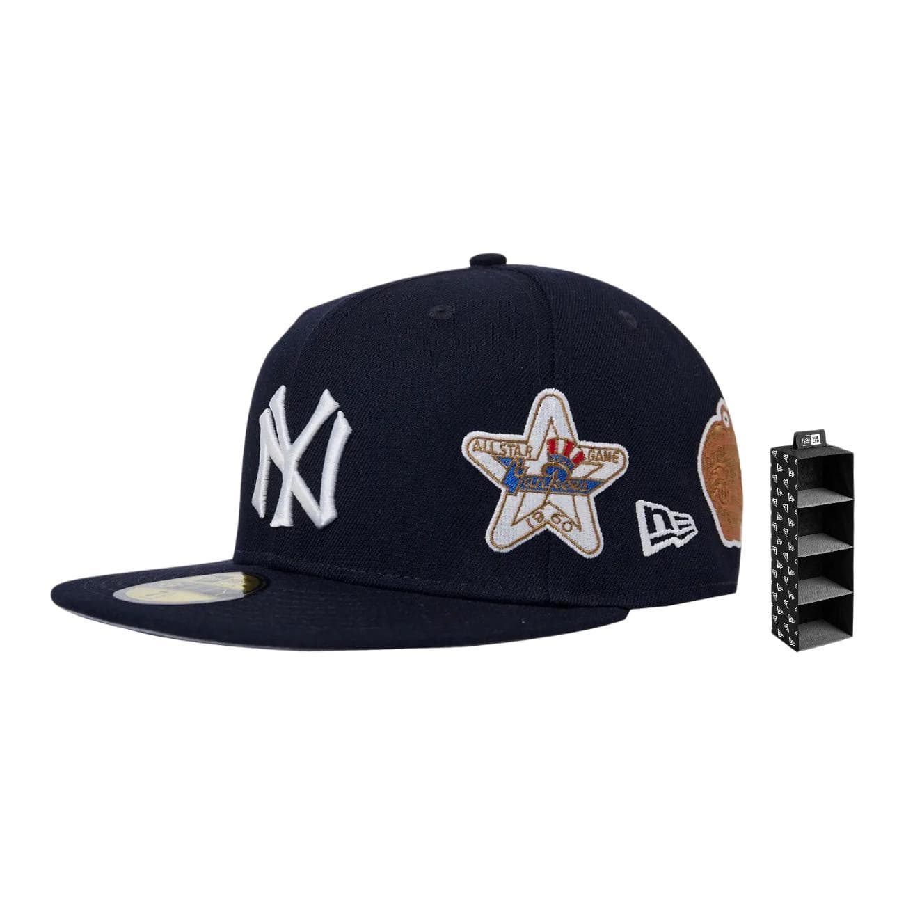 Кепка new era 59FIFTY Хлопковое волокно Полиэфирное волокно Кепки Унисекс Темно-синий - изображение 2