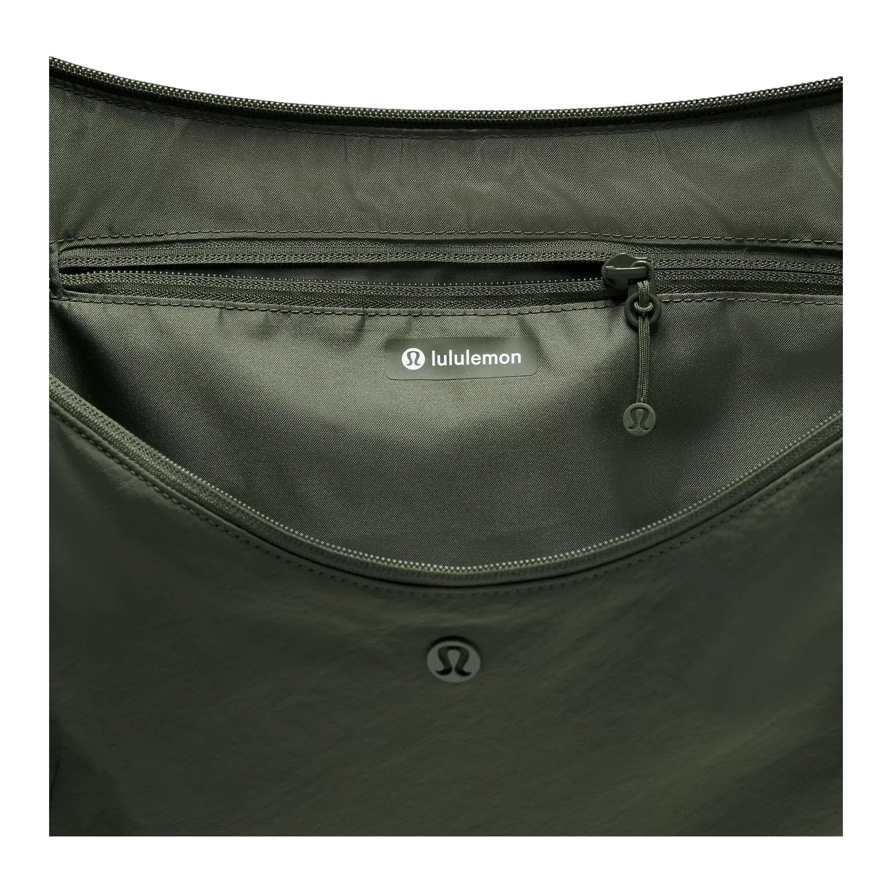Сумка через плечо Lululemon Slouchy Sling Полиэфирное волокно Сумки кросс-боди Большой Женские Шалфейно-зеленый - изображение 4