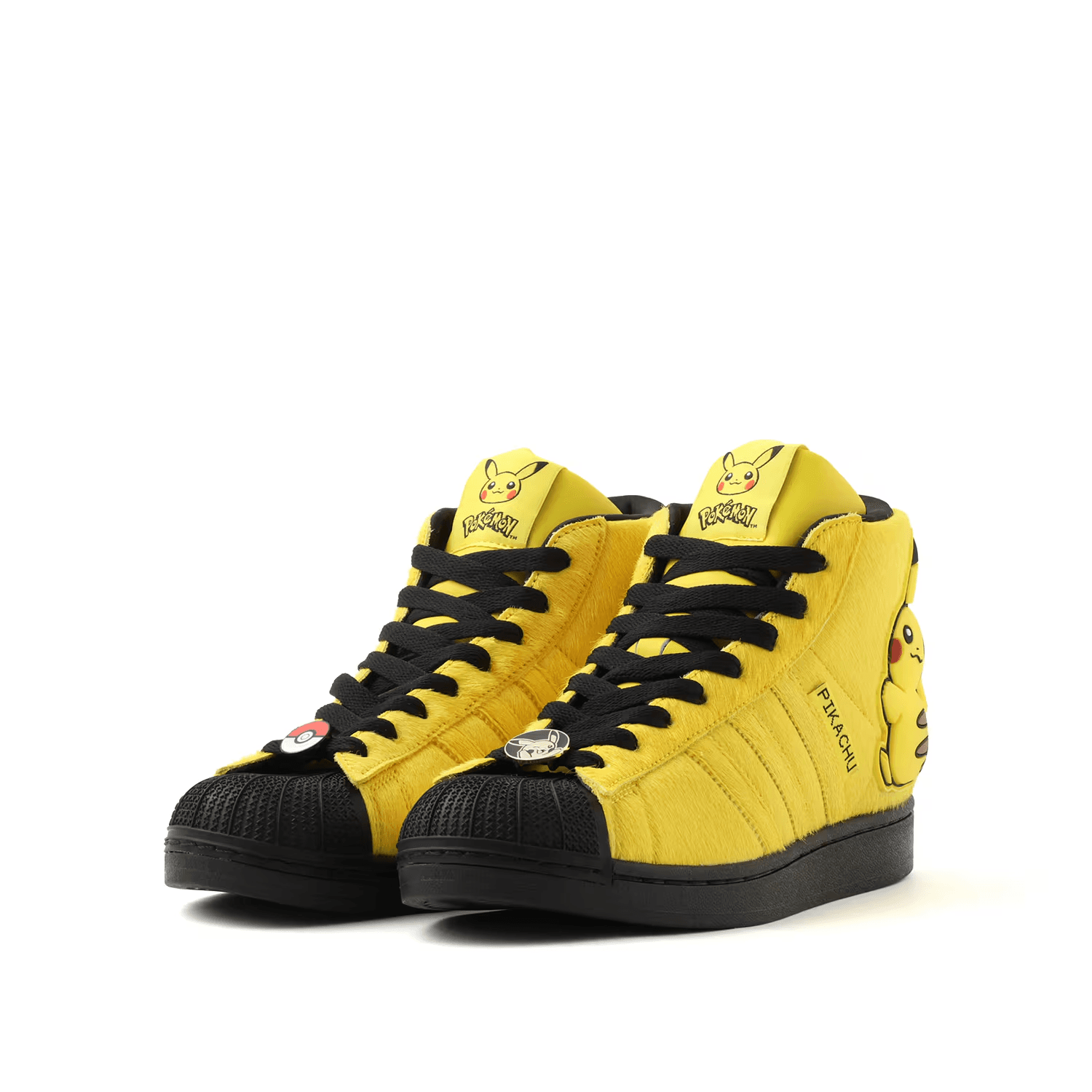 Кроссовки Adidas Originals Pro Model Кеды для скейтбординга High Топ Желтый черный Унисекс - изображение 2