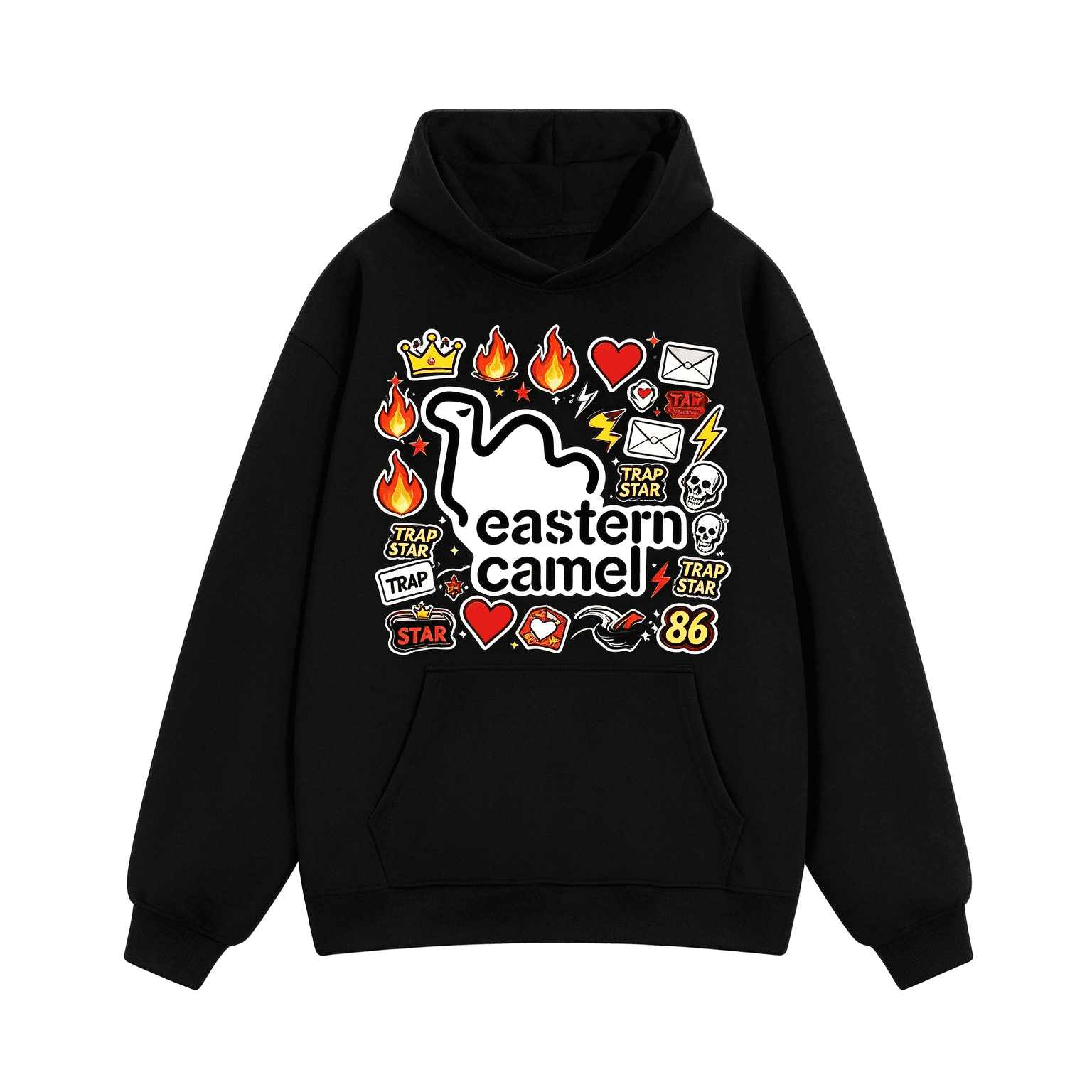 Худи EASTERN CAMEL Черный Унисекс Толстовки - изображение 1