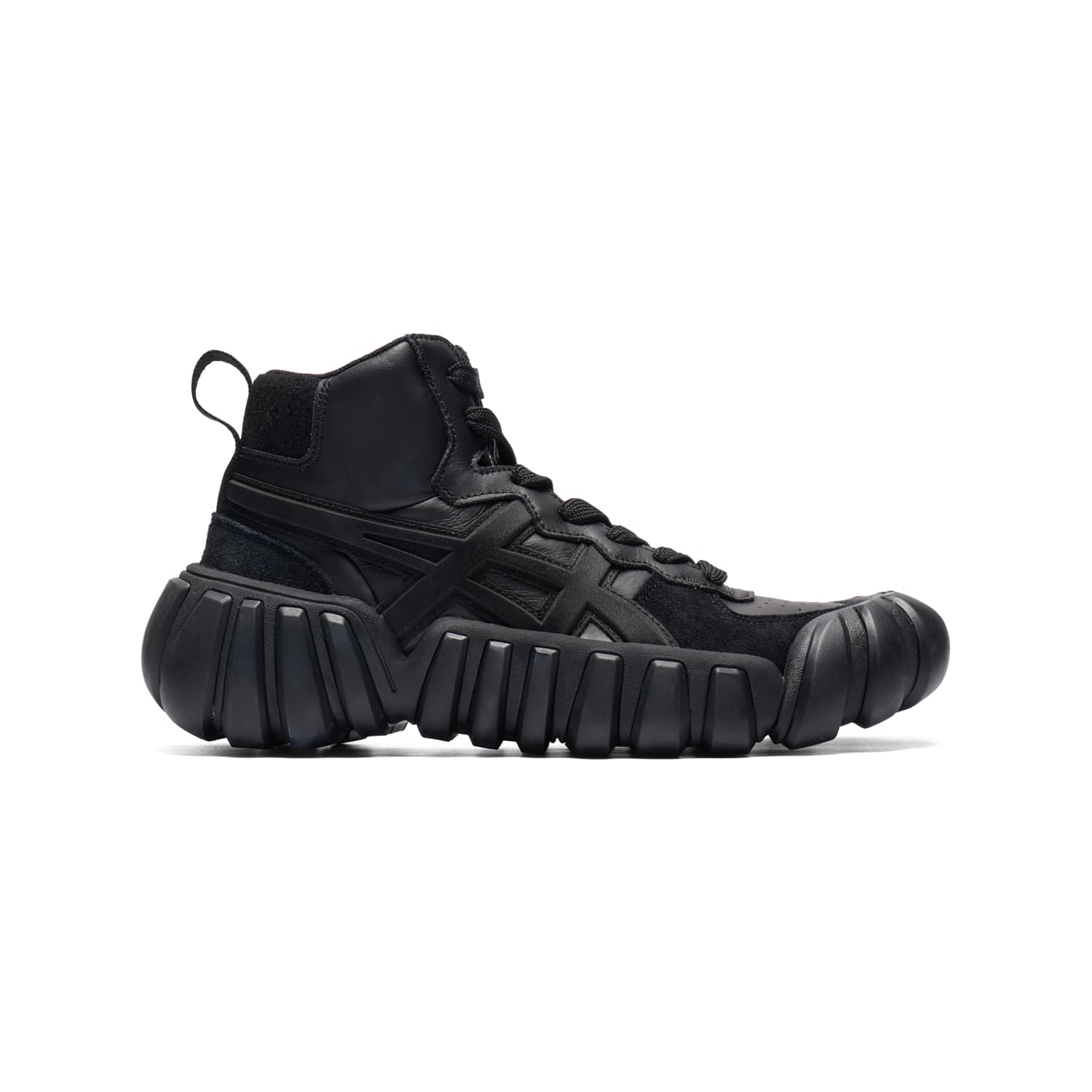 Кроссовки Onitsuka Tiger DENTIGRE LL Мягкий и комфортный Хай-топы Повседневная обувь Унисекс Черный - изображение 2