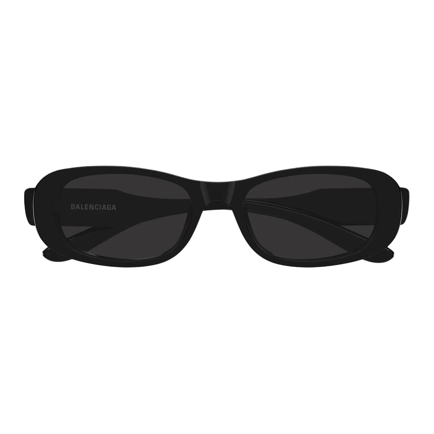 Солнцезащитные очки Balenciaga Переработанный ацетат OVAL SUNGLASSES Унисекс Черный - изображение 2