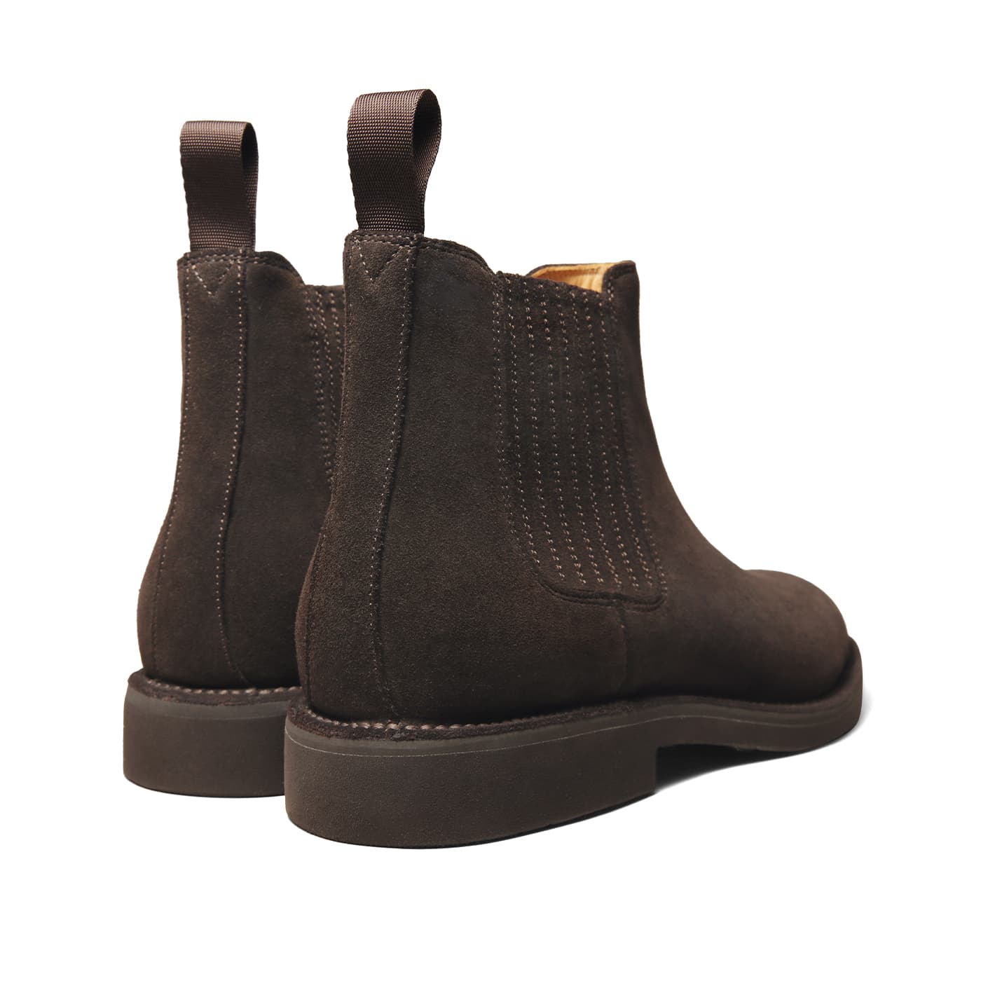 Ботинки челси THOM WILLS Британский стиль Vintage Fashion Хай-топы LEATHER BOOTS Челси Мужской Темный кофейный - изображение 4