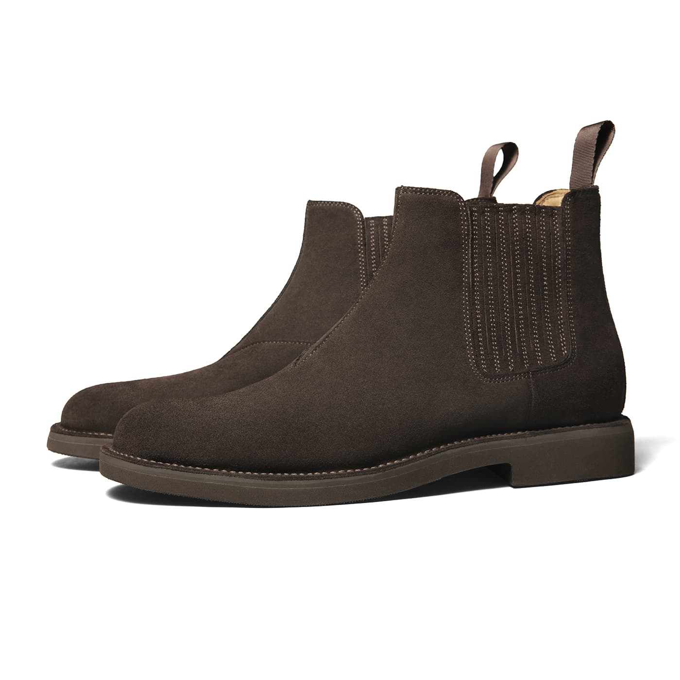 Ботинки челси THOM WILLS Британский стиль Vintage Fashion Хай-топы LEATHER BOOTS Челси Мужской Темный кофейный - изображение 2