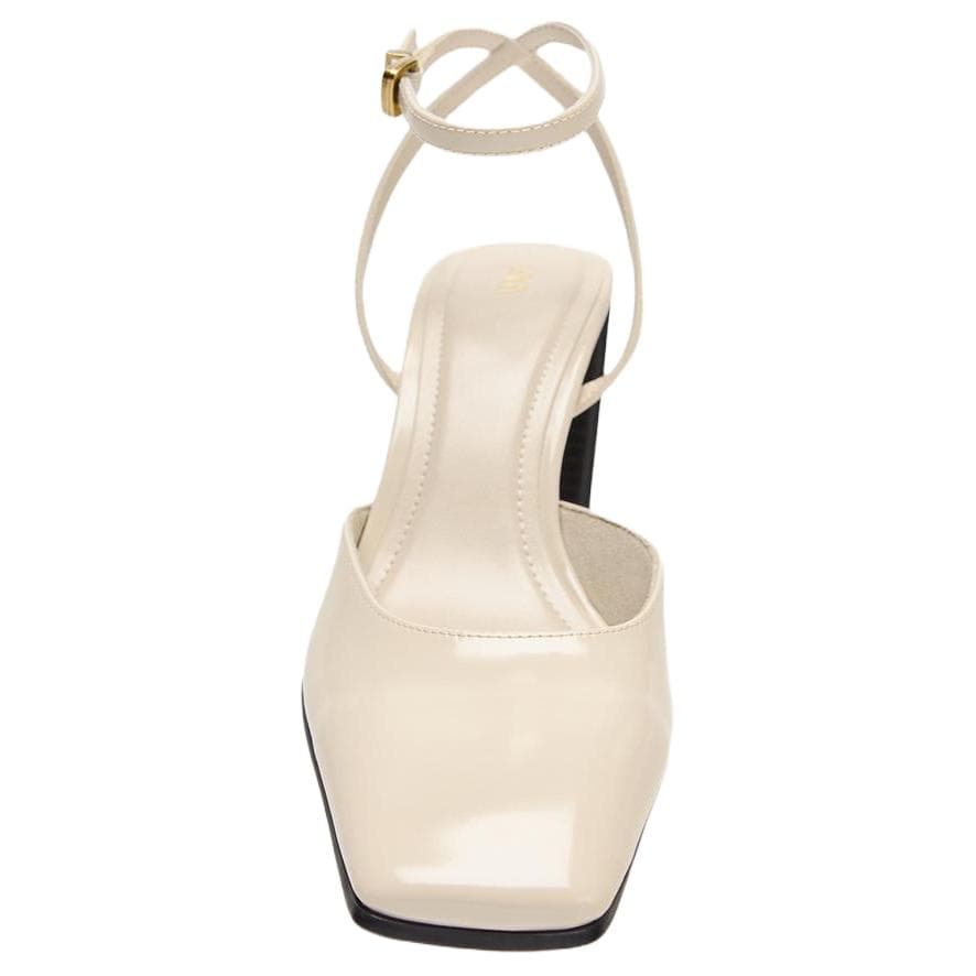 Туфли zara Грубый каблук Высокие каблуки Women's White - изображение 3