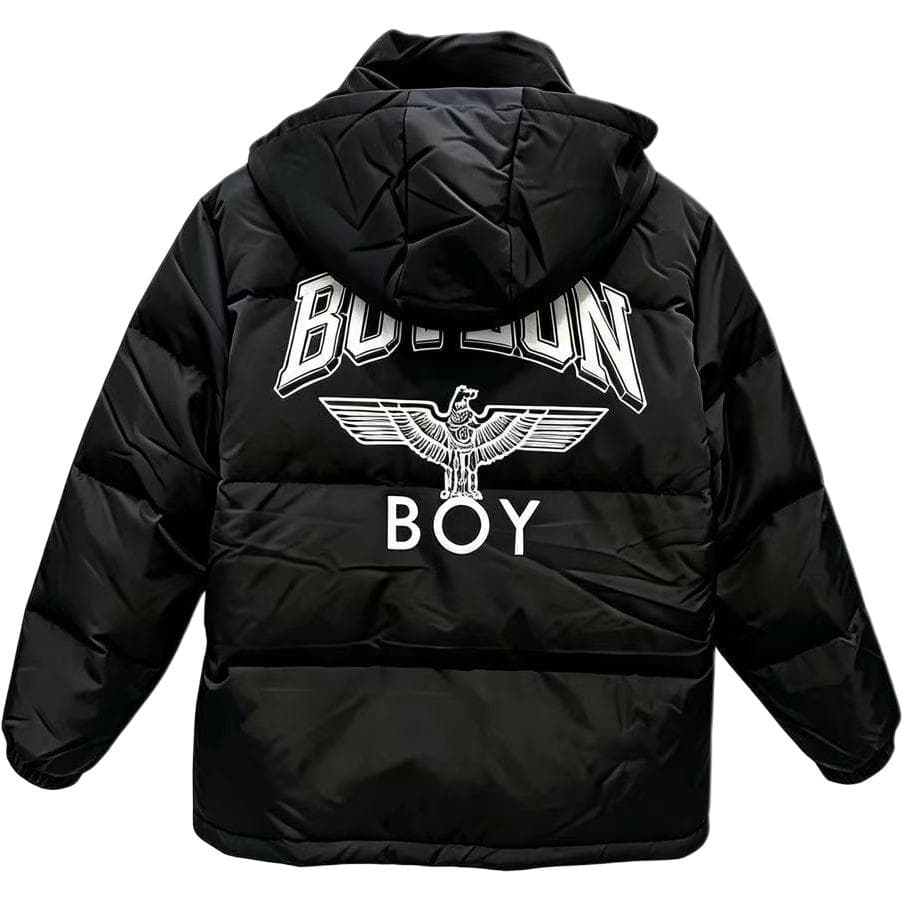 Зимняя куртка BOY LONDON Мужской пуховик черного цвета - изображение 2