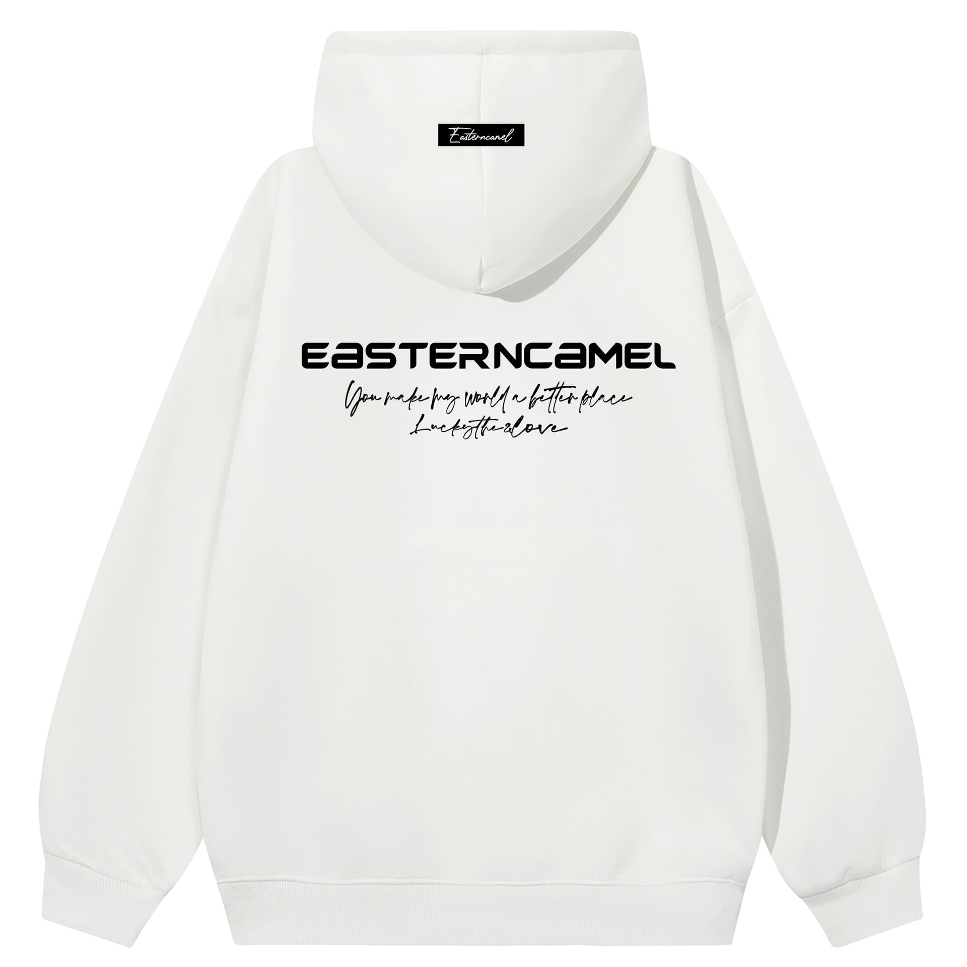 Худи EASTERN CAMEL Белый Унисекс Толстовки - изображение 2