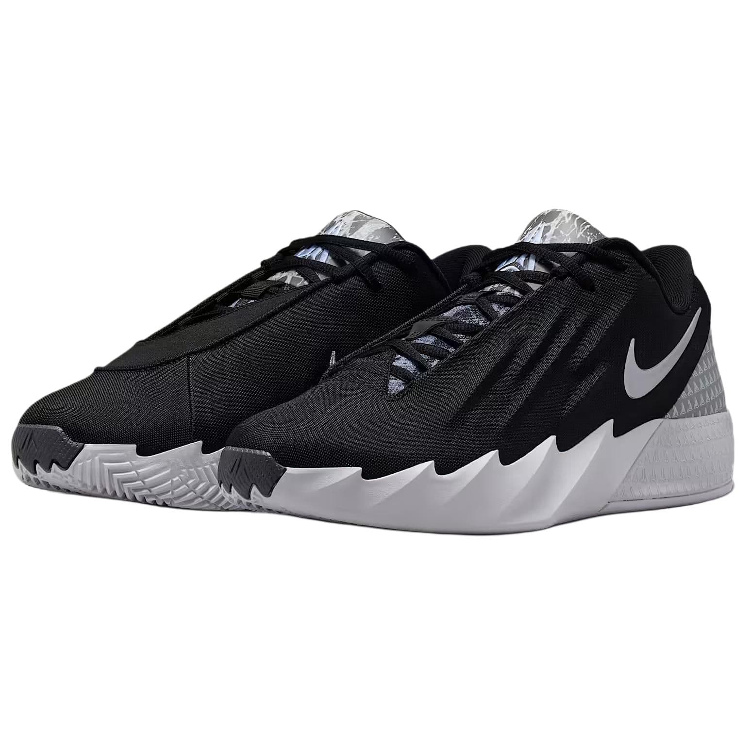 Кроссовки для баскетбола NIKE Twelve Time Oтскок Сцепление Лоу-топы Баскетбольные кроссовки Мужской Черный - изображение 3