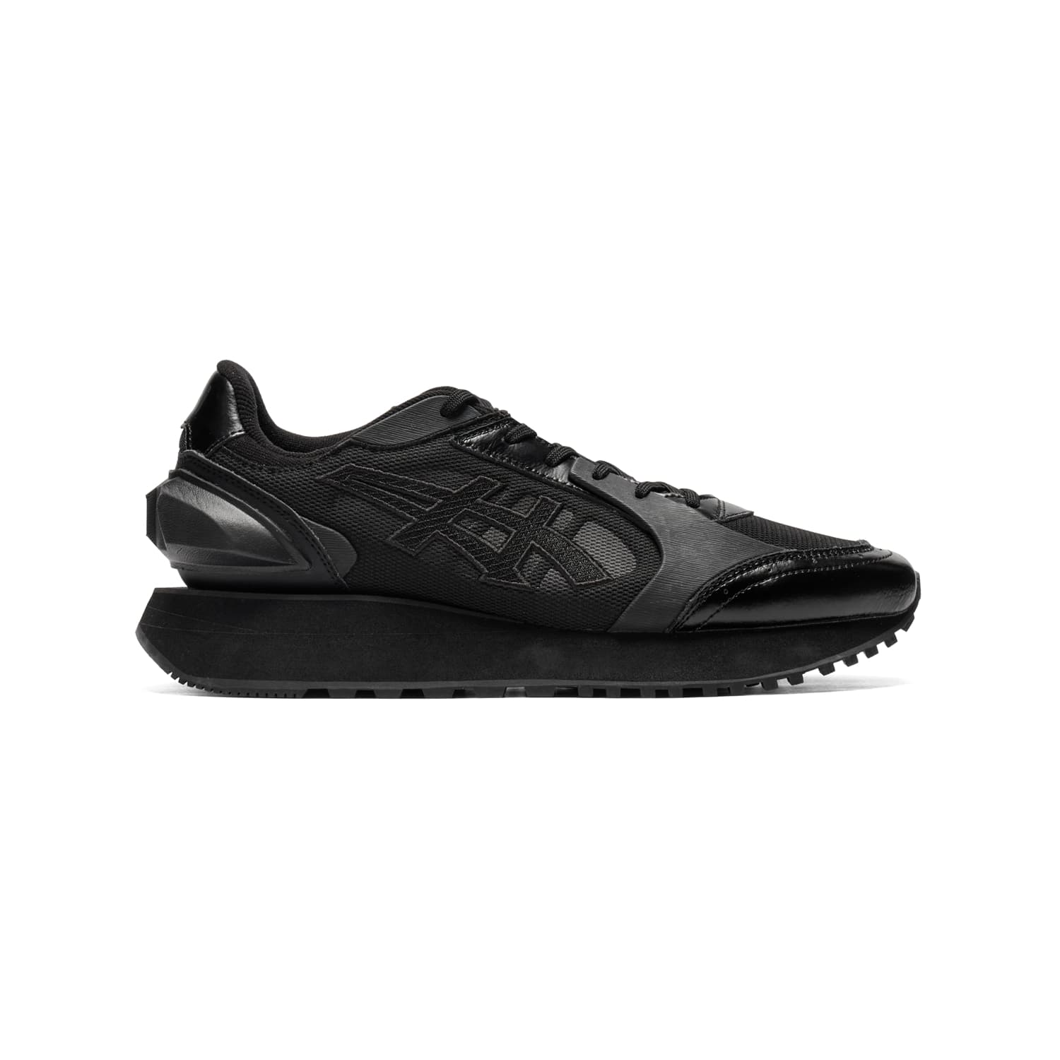Кроссовки Onitsuka Tiger Moage Co Удобный Круглый Палец Лоу-топы Повседневная обувь Унисекс Черный - изображение 2