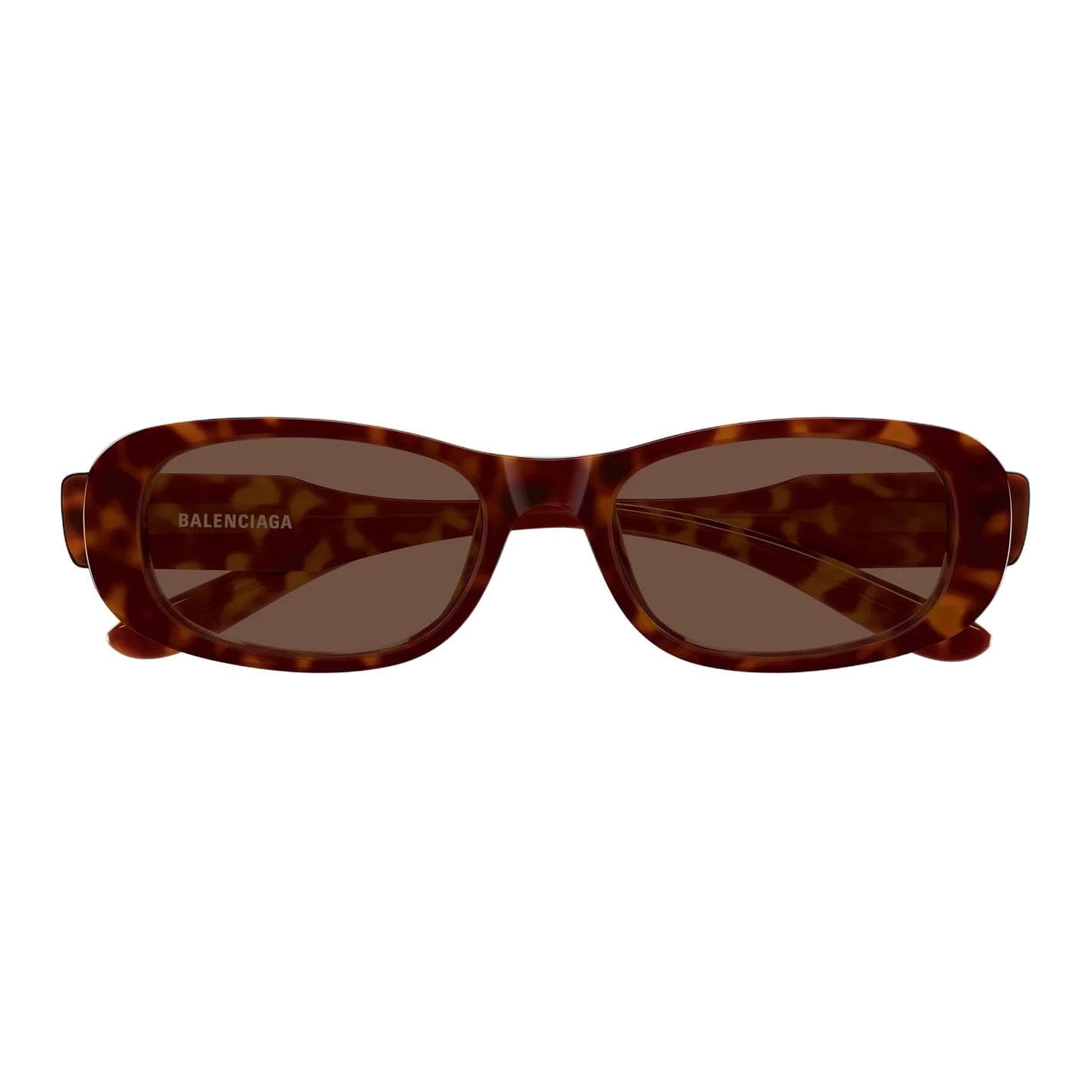 Солнцезащитные очки Balenciaga Переработанный ацетат OVAL SUNGLASSES Унисекс Черепаховый - изображение 2