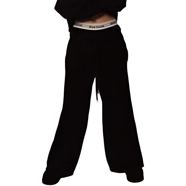 Штаны Drew House Midnight Black Unisex Casual Pants Drew House Полночь Черный Унисекс Повседневные Штаны - изображение 1