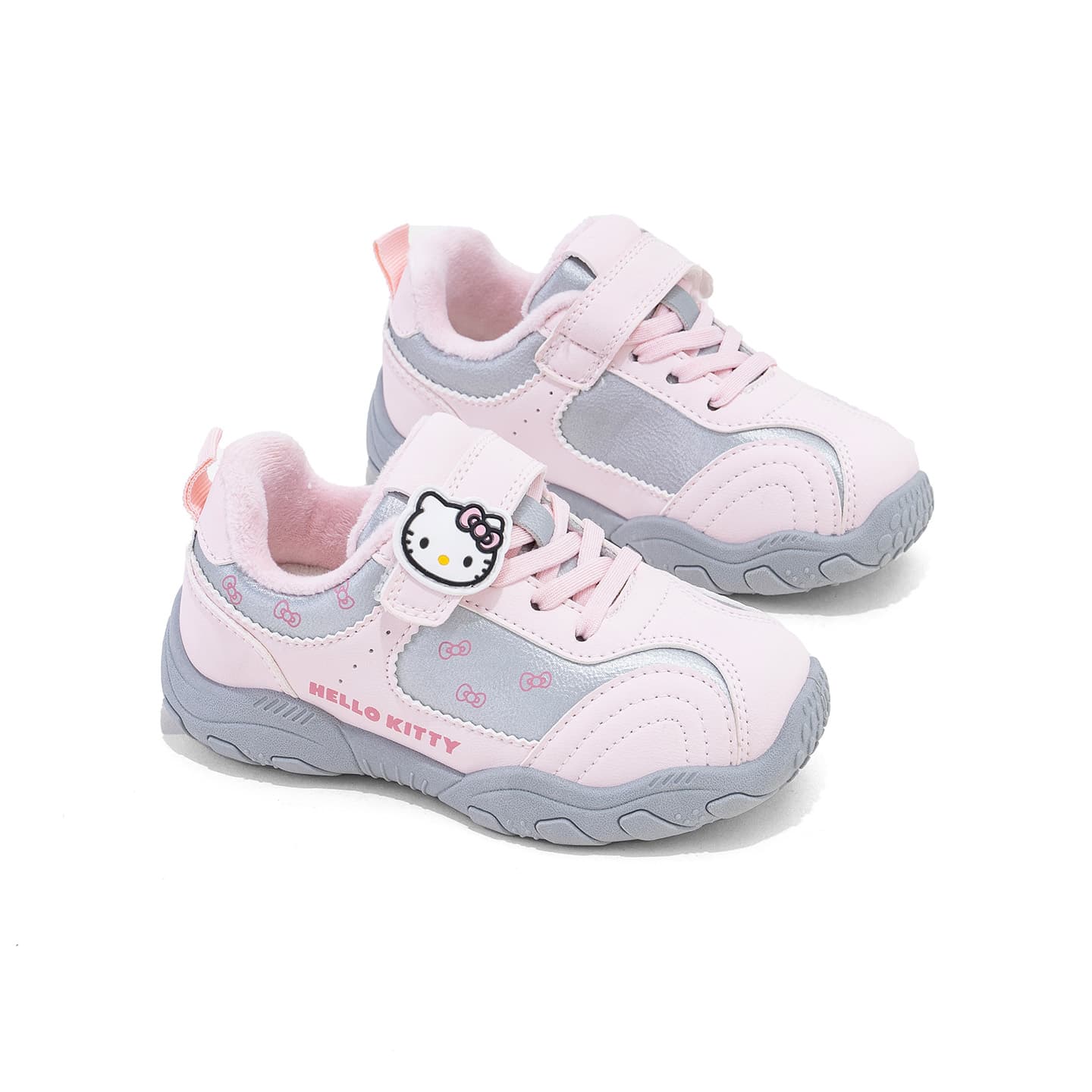 Кроссовки Sanrio Hello Kitty Синтетическая кожа Модный универсальный Корейский стиль Удобный с флисовой подкладкой - изображение 3