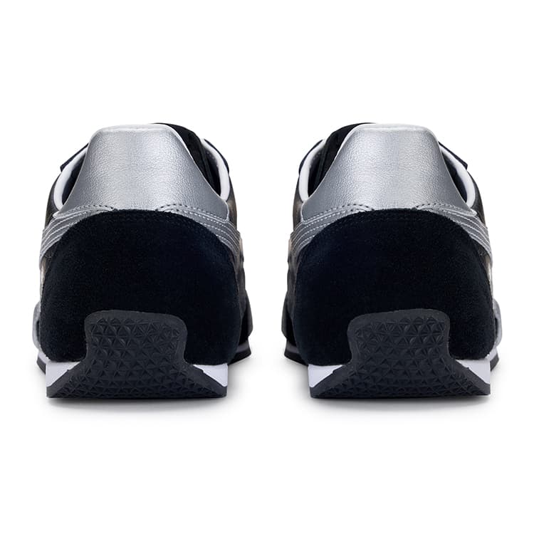 Кроссовки Onitsuka Tiger RUNSPARK Удобный Круглый Палец Дышащий Low Топ Повседневная обувь Унисекс Черно-серебро - изображение 6